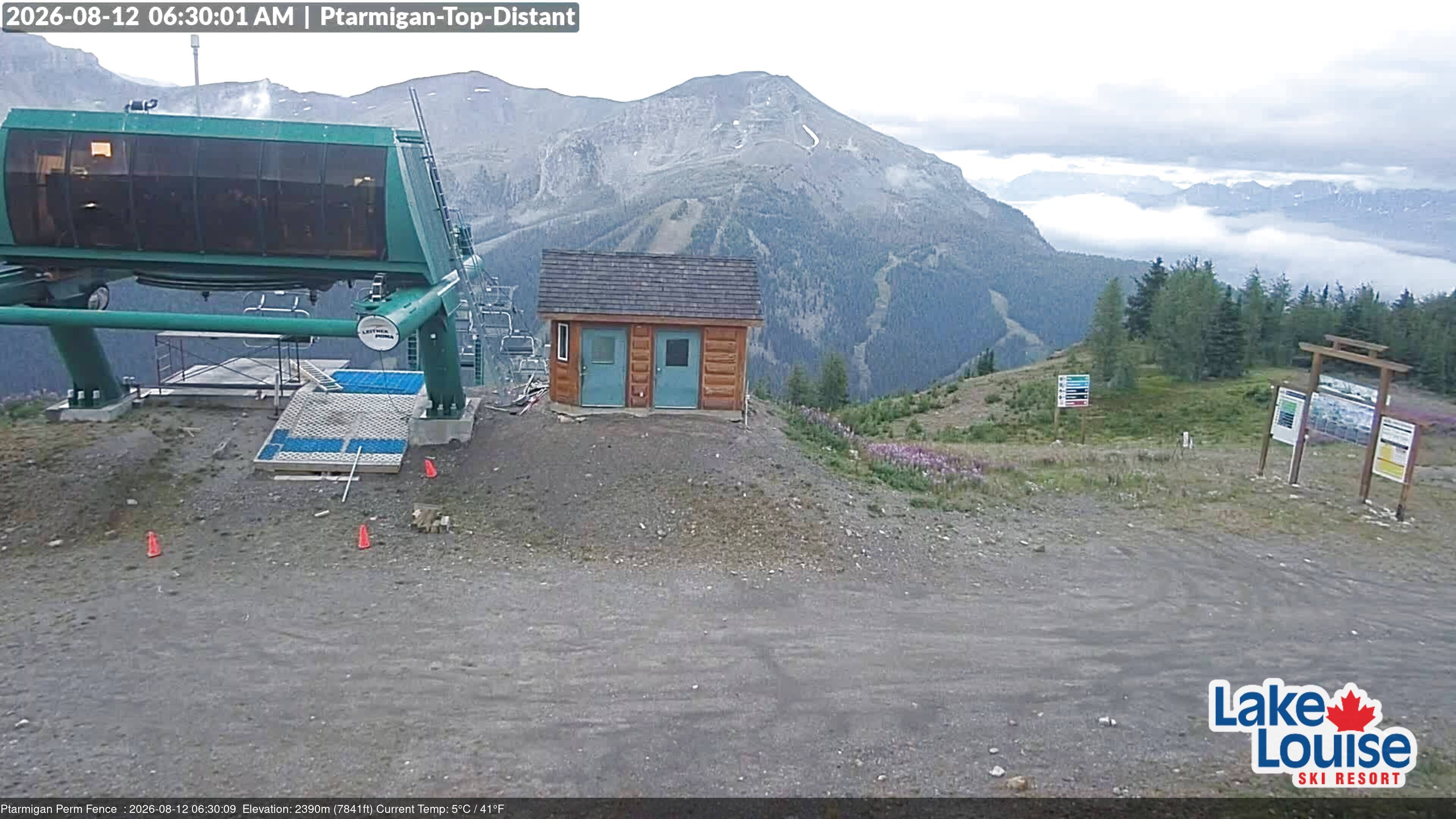 Archiv Foto Webcam Ausblick Chateau Lake Louise