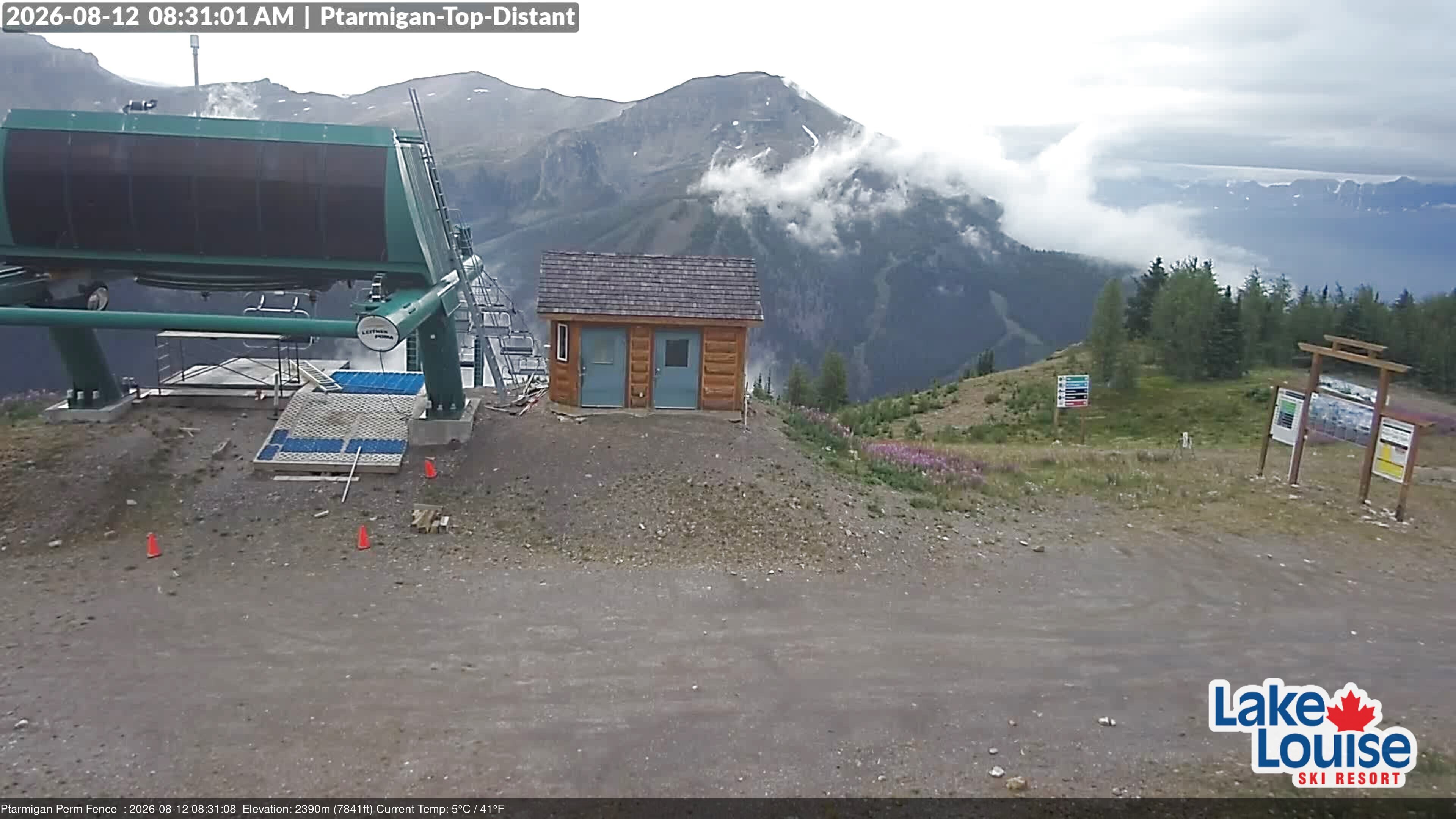Archiv Foto Webcam Ausblick Chateau Lake Louise