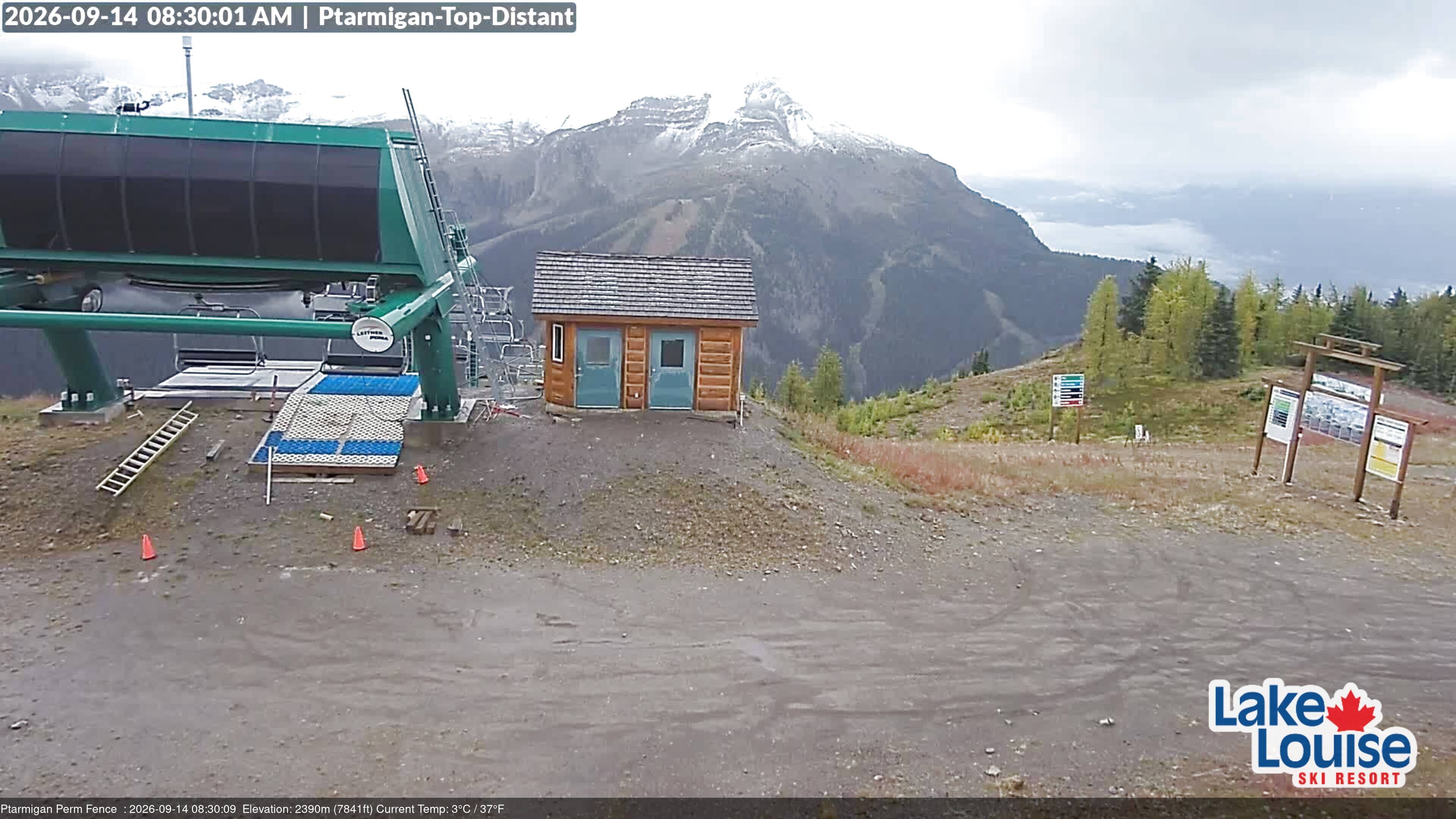 Archived image Webcam Outlook Chateau Lake Louise