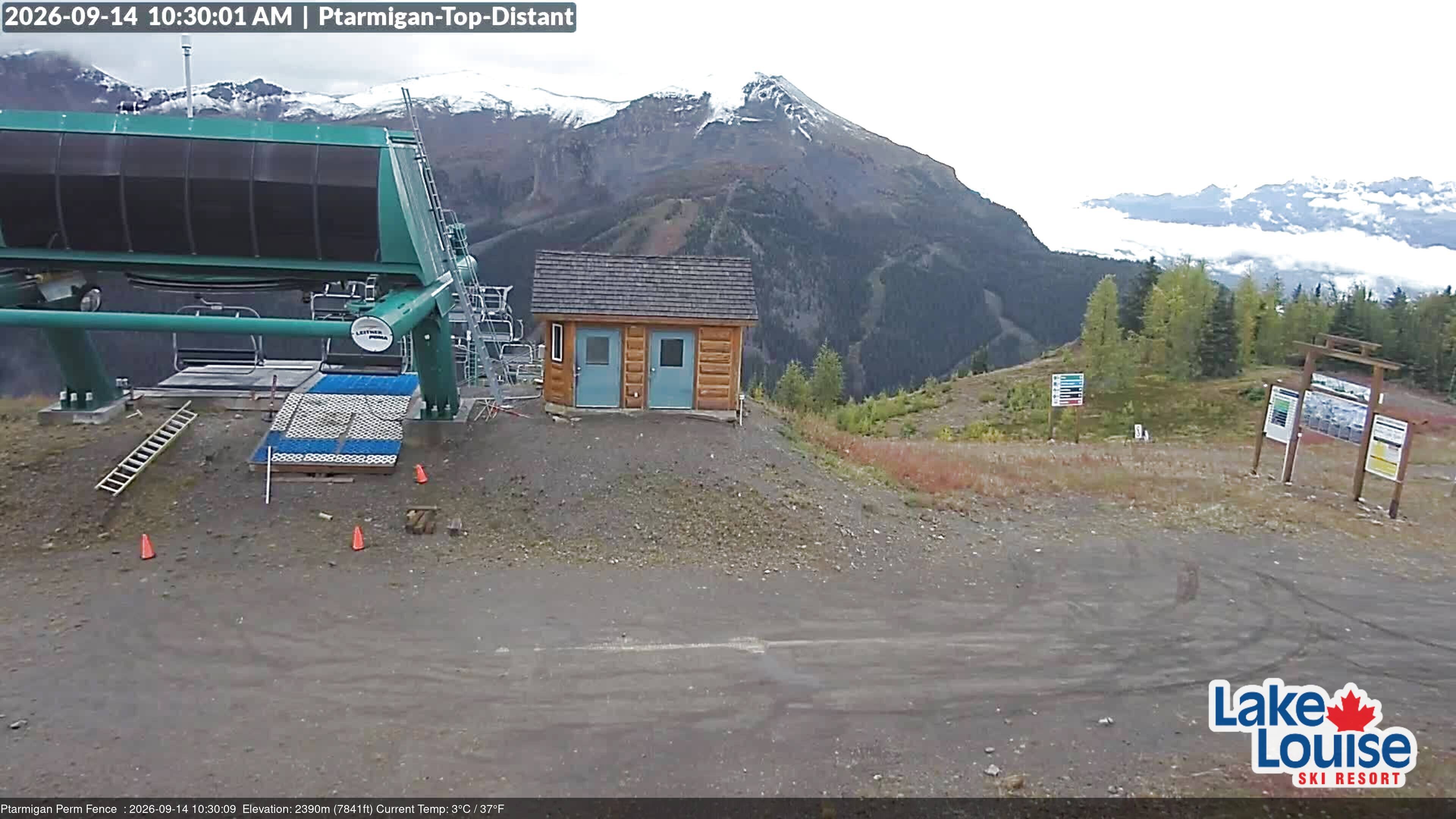 Archived image Webcam Outlook Chateau Lake Louise