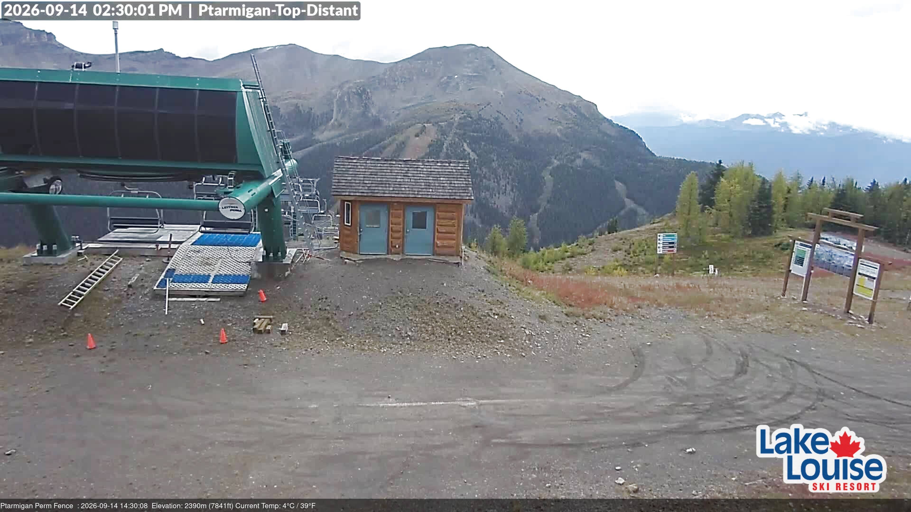 Archived image Webcam Outlook Chateau Lake Louise