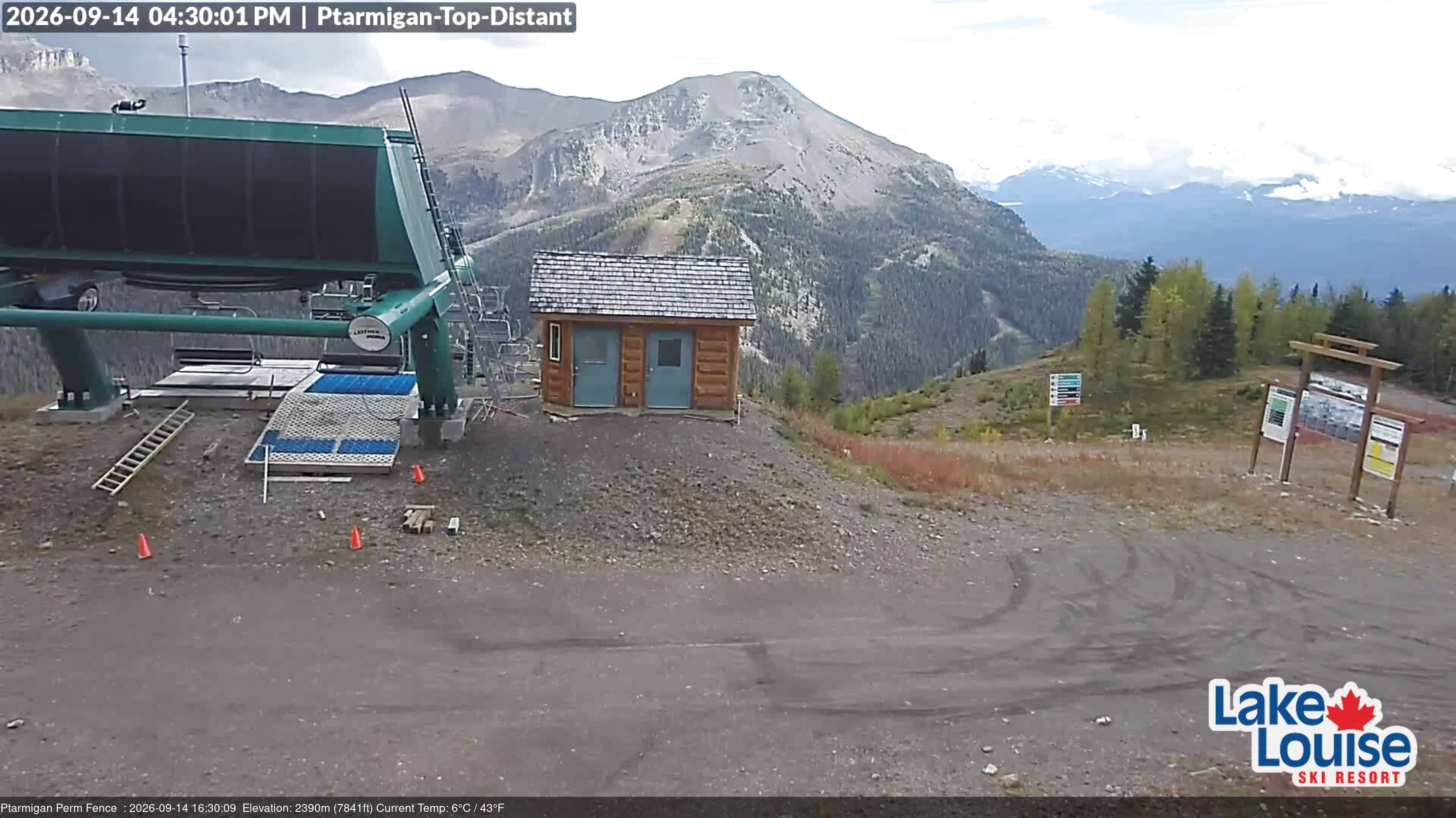 Archived image Webcam Outlook Chateau Lake Louise