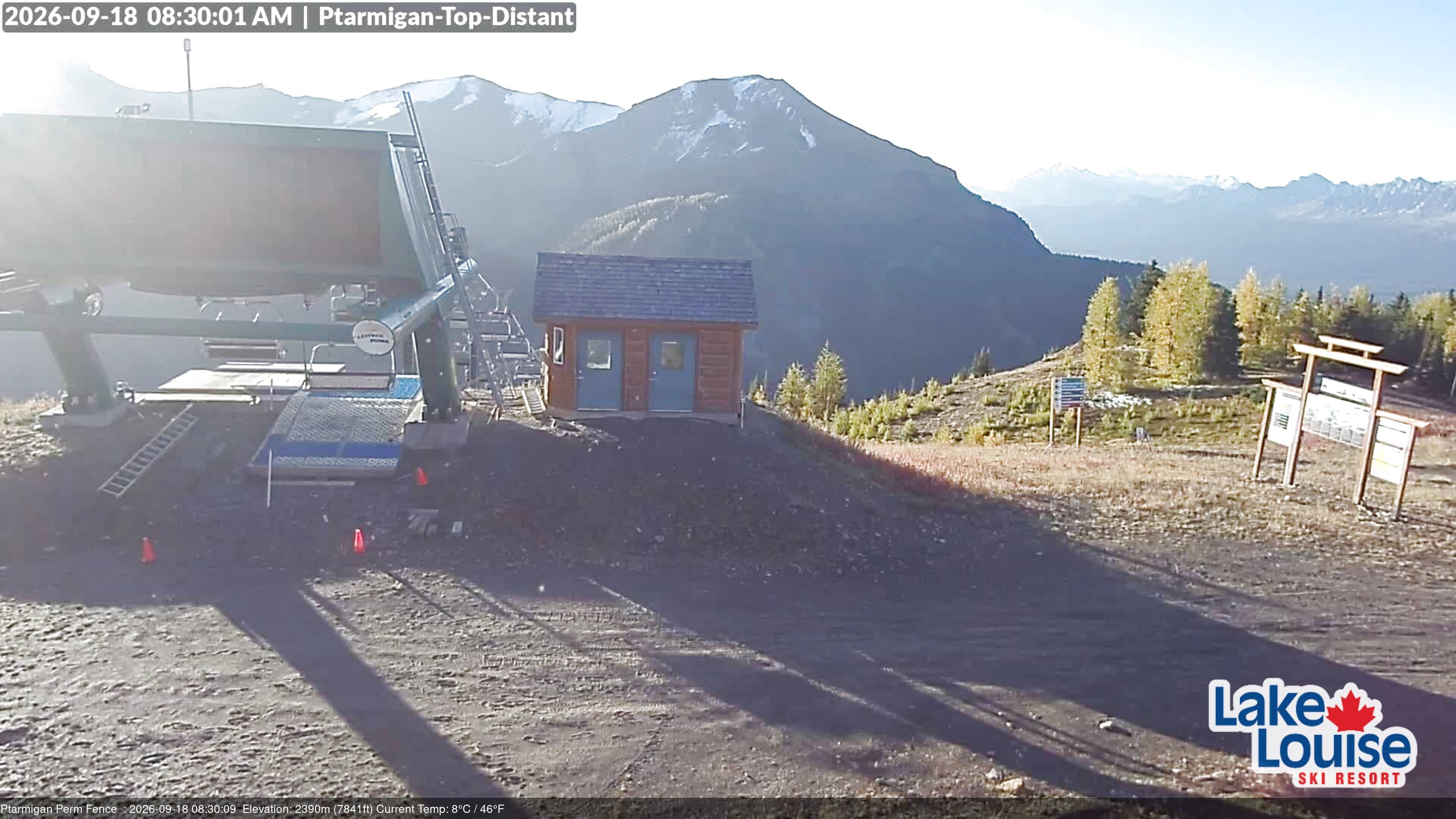 Archiv Foto Webcam Ausblick Chateau Lake Louise