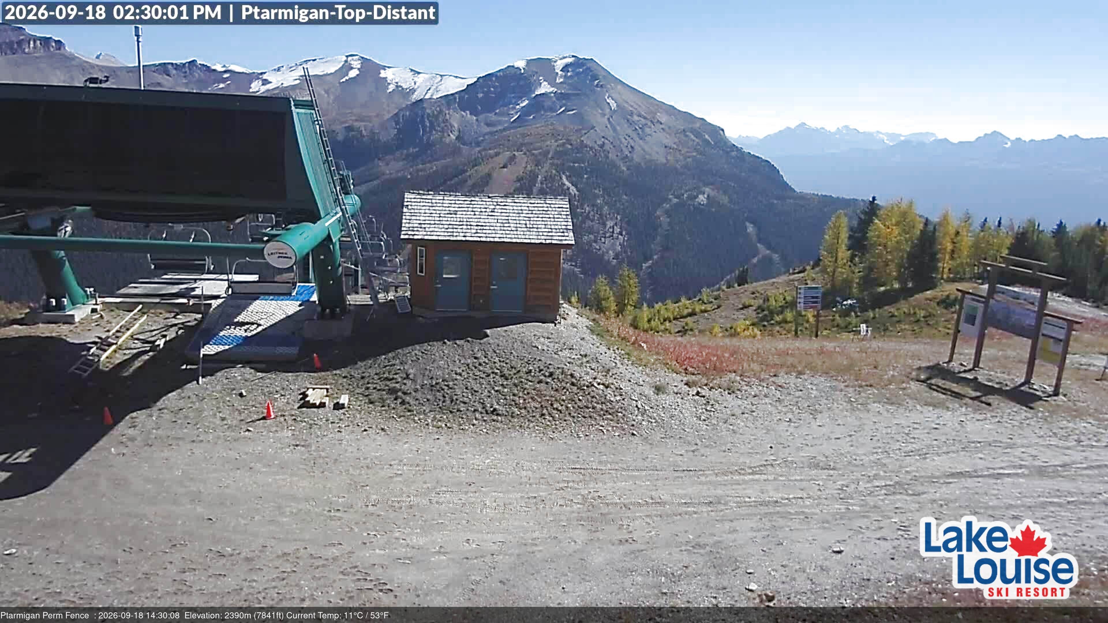Archiv Foto Webcam Ausblick Chateau Lake Louise