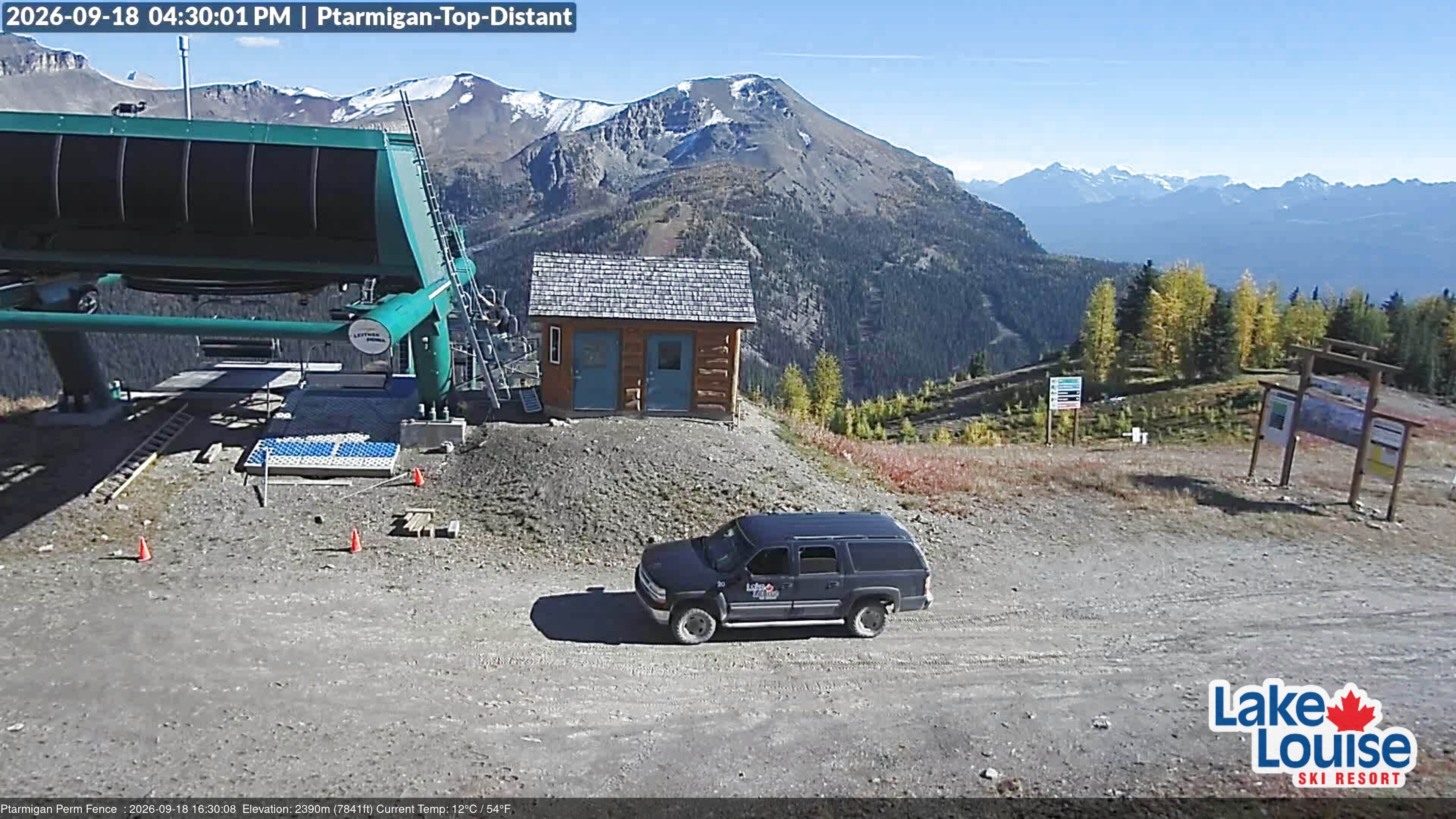 Archiv Foto Webcam Ausblick Chateau Lake Louise