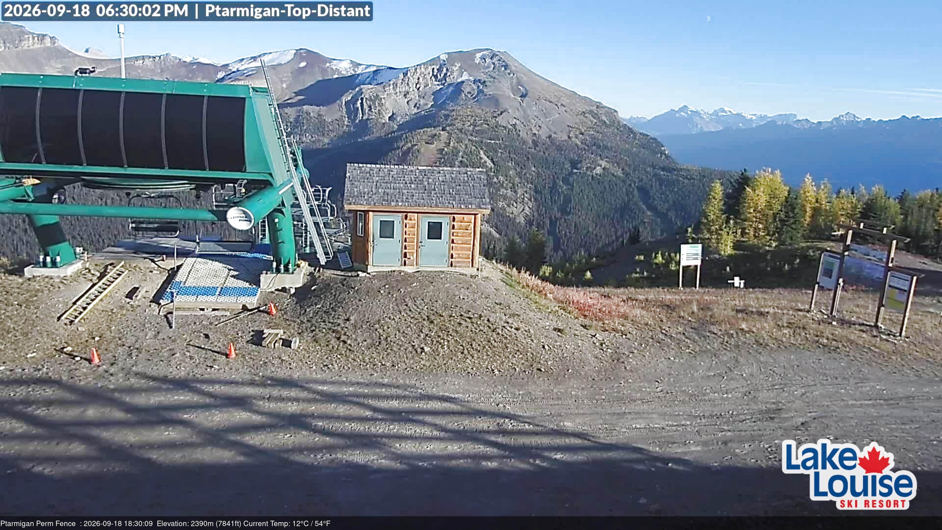 Archiv Foto Webcam Ausblick Chateau Lake Louise