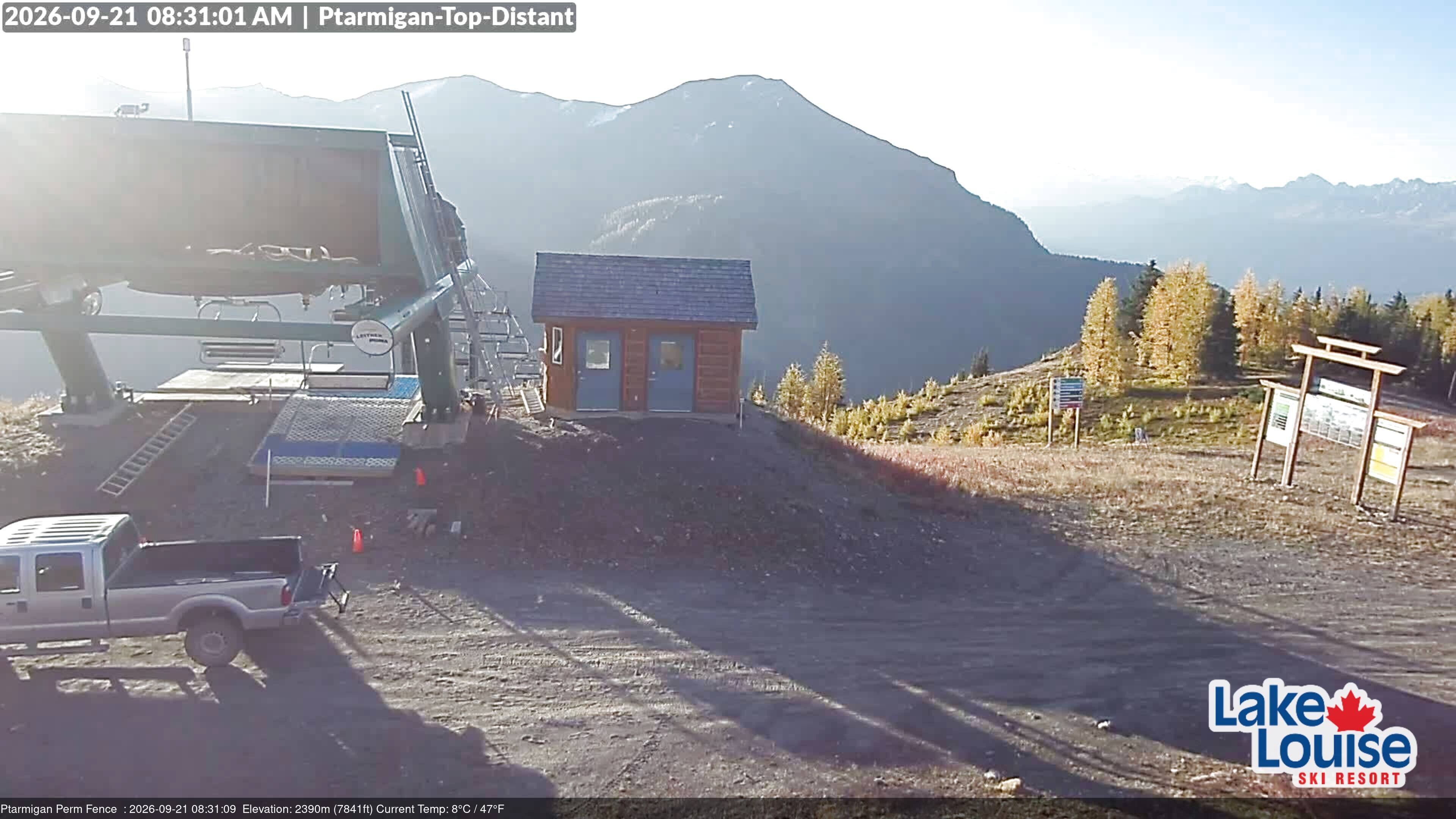 Archived image Webcam Outlook Chateau Lake Louise