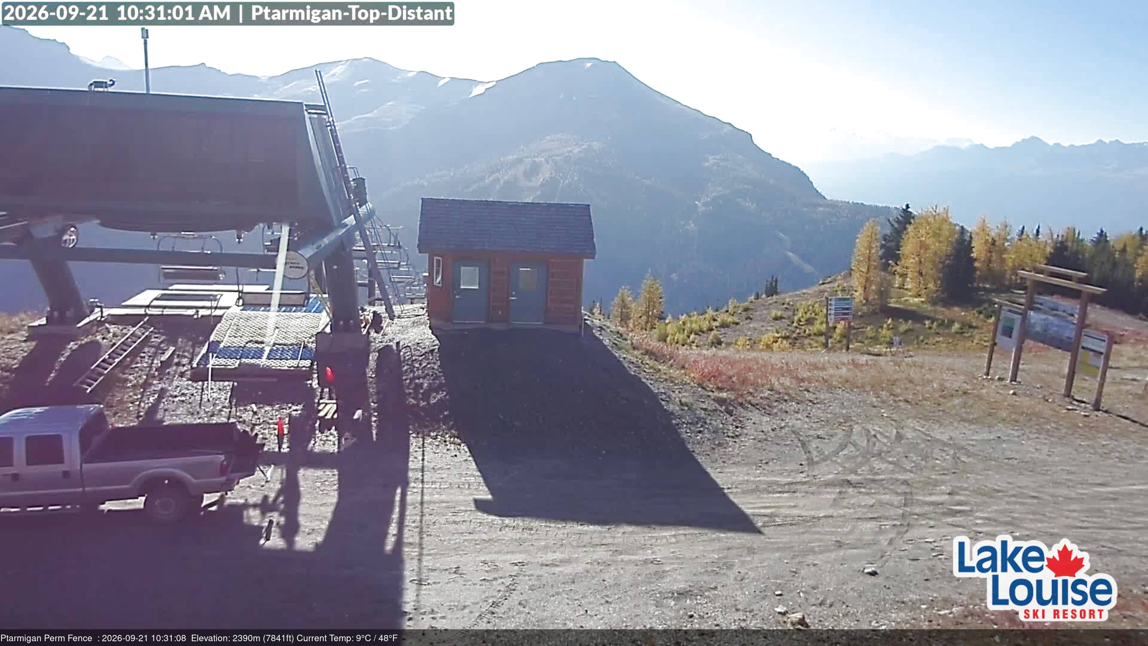 Archived image Webcam Outlook Chateau Lake Louise