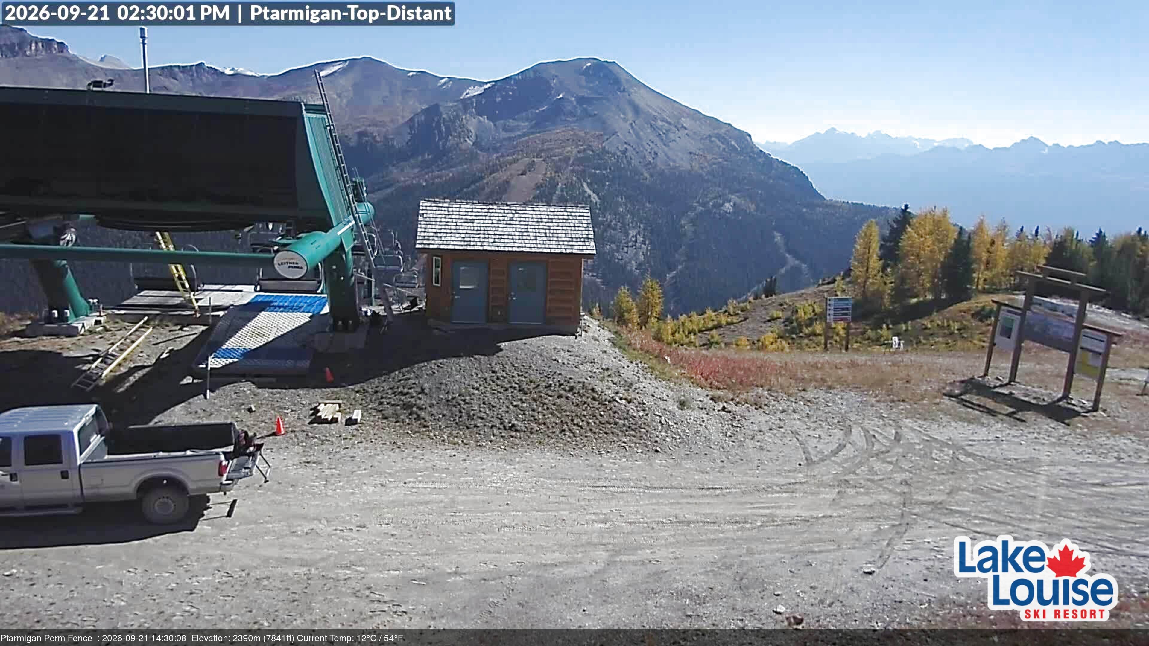 Archived image Webcam Outlook Chateau Lake Louise