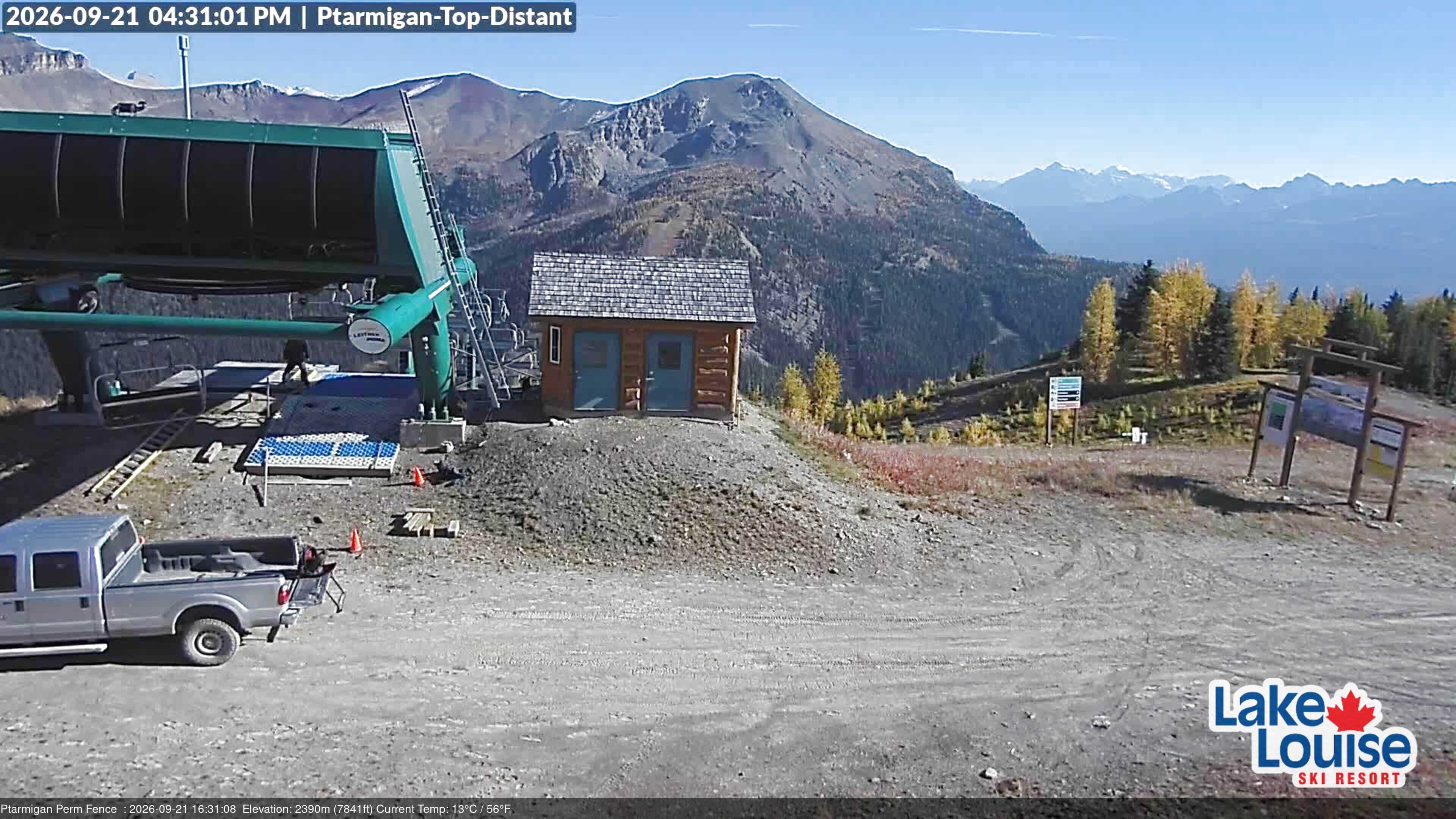 Archived image Webcam Outlook Chateau Lake Louise