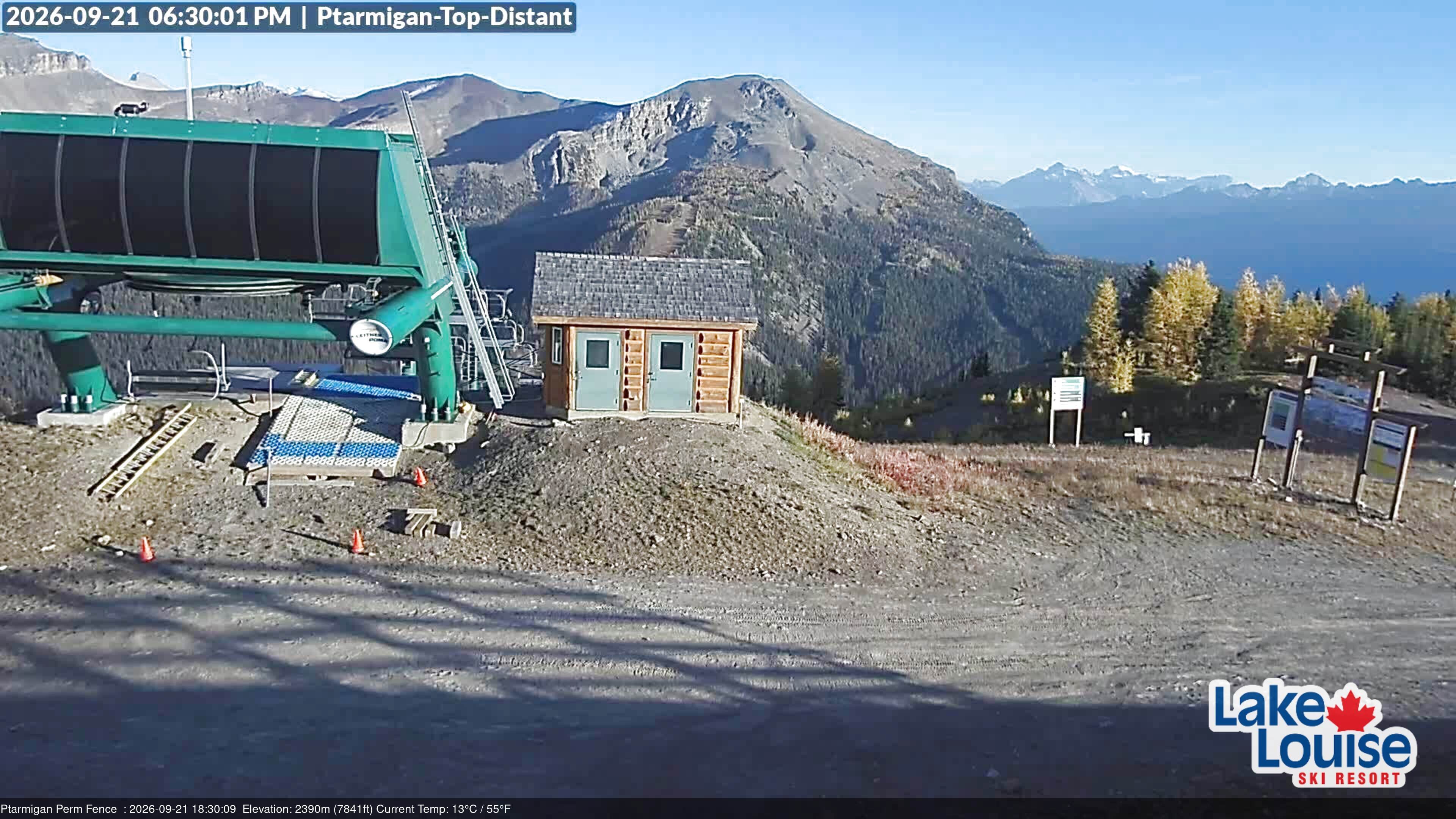 Archived image Webcam Outlook Chateau Lake Louise