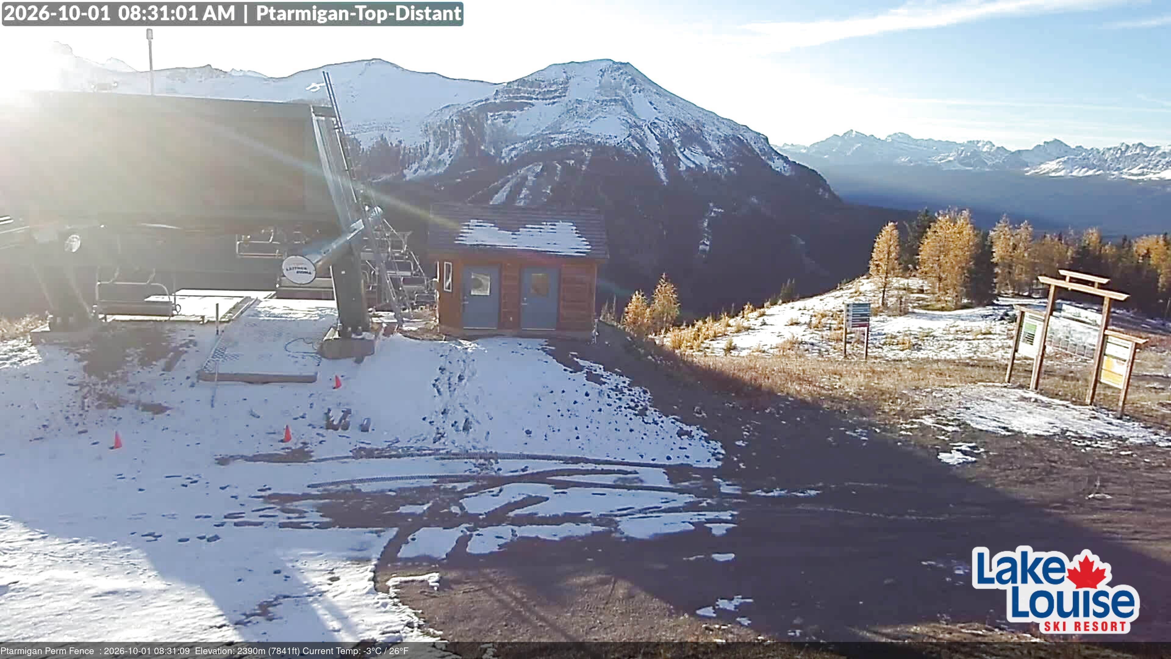 Archiv Foto Webcam Ausblick Chateau Lake Louise