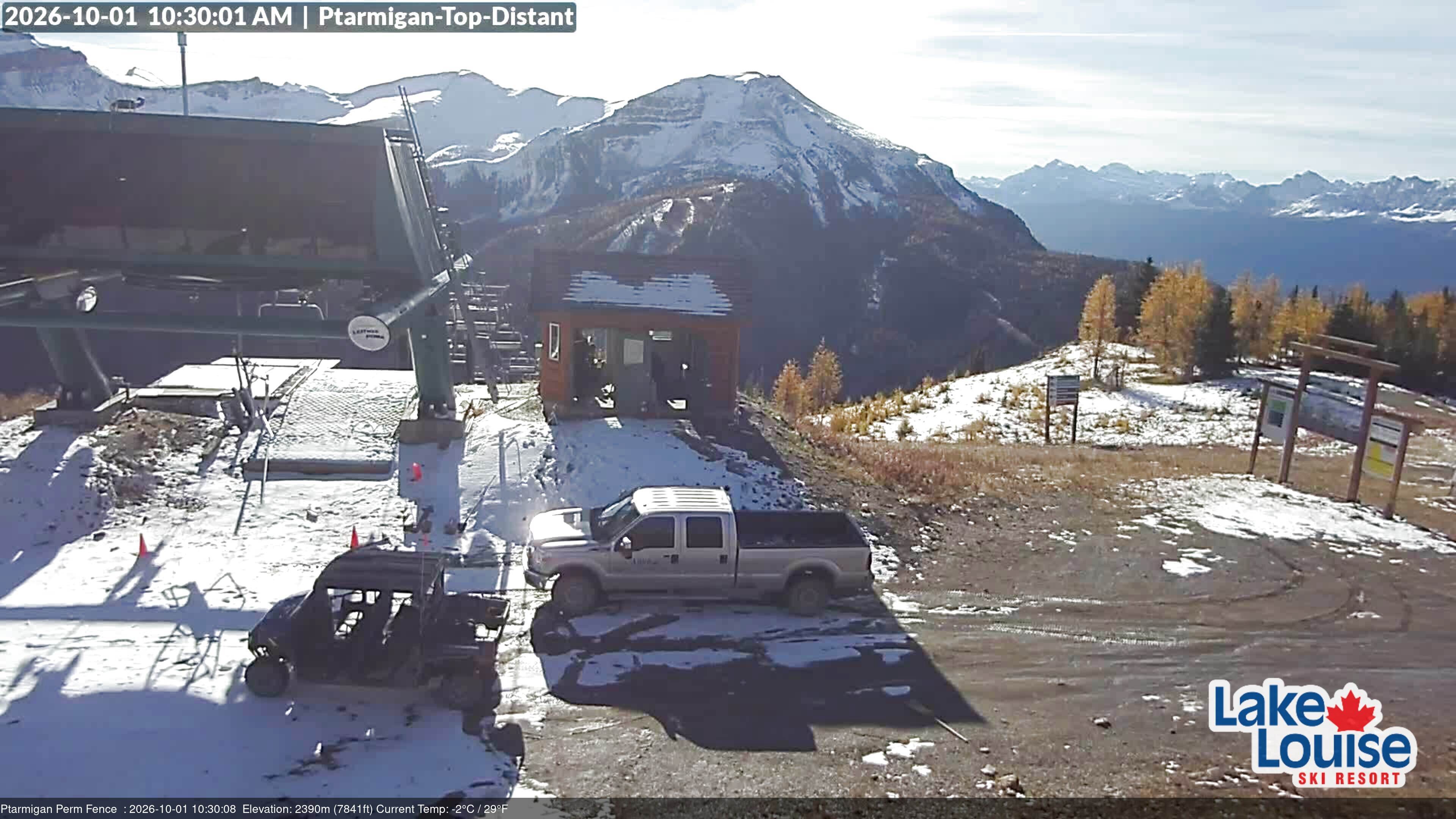 Archiv Foto Webcam Ausblick Chateau Lake Louise
