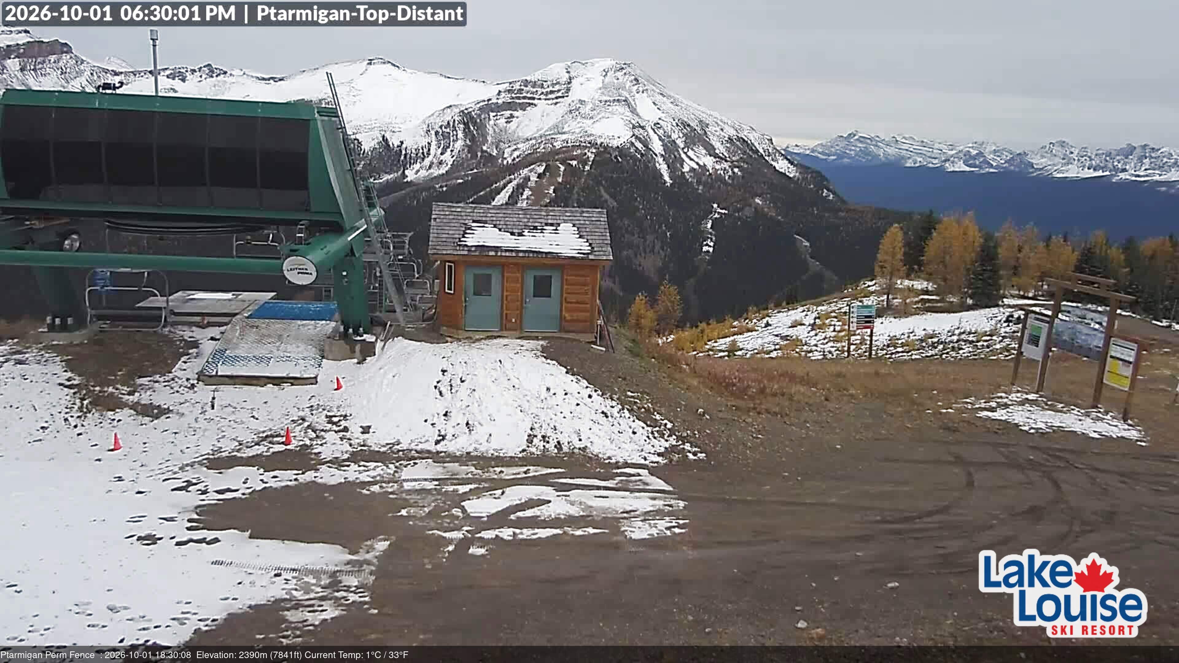 Archiv Foto Webcam Ausblick Chateau Lake Louise