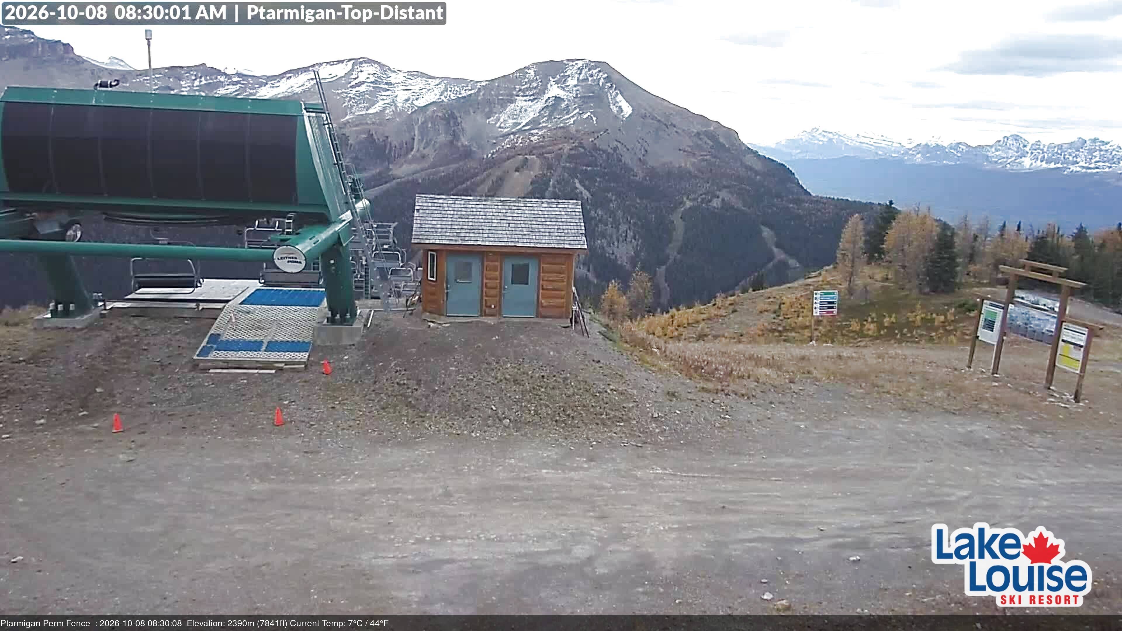 Archived image Webcam Outlook Chateau Lake Louise