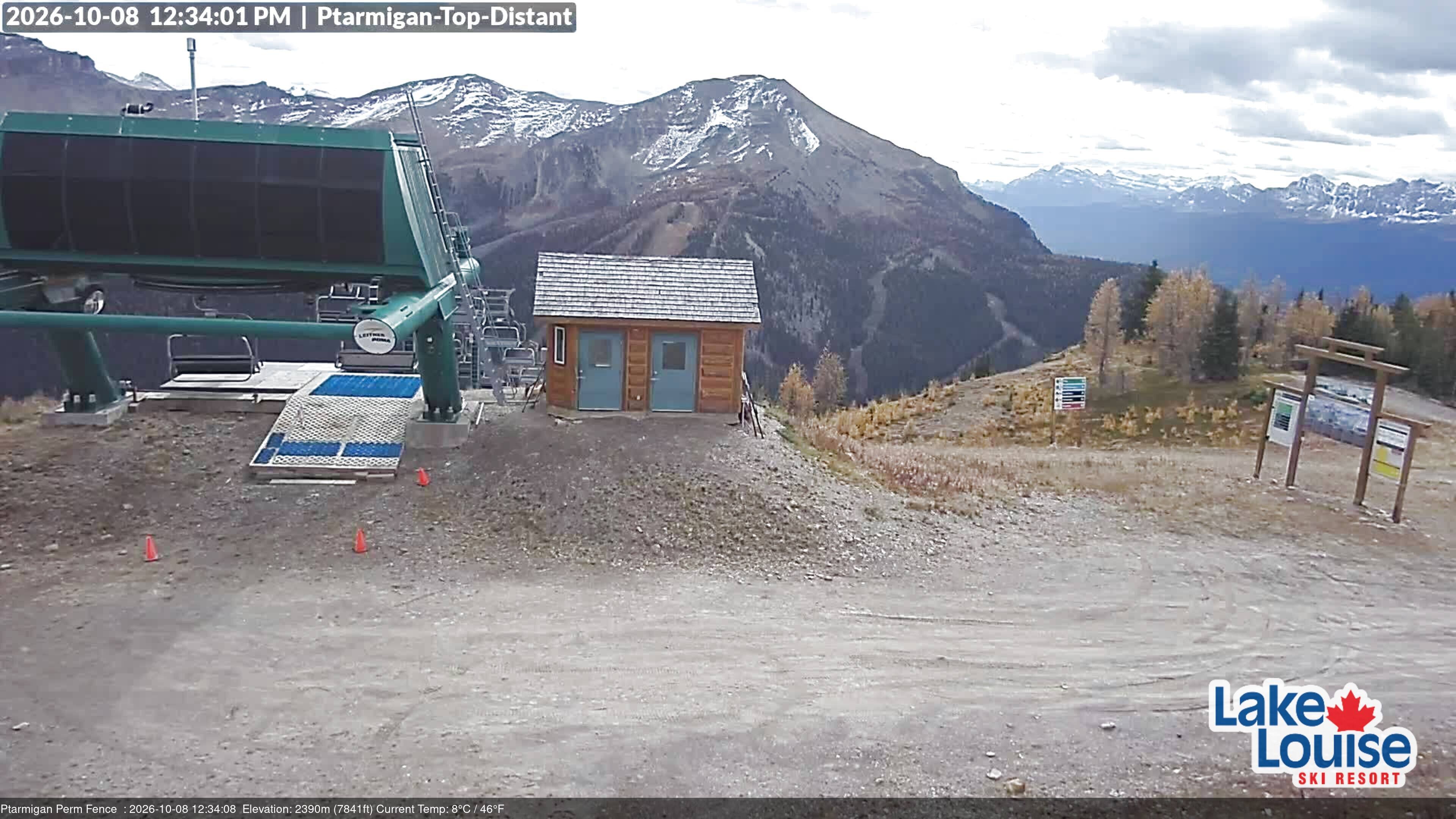 Archived image Webcam Outlook Chateau Lake Louise