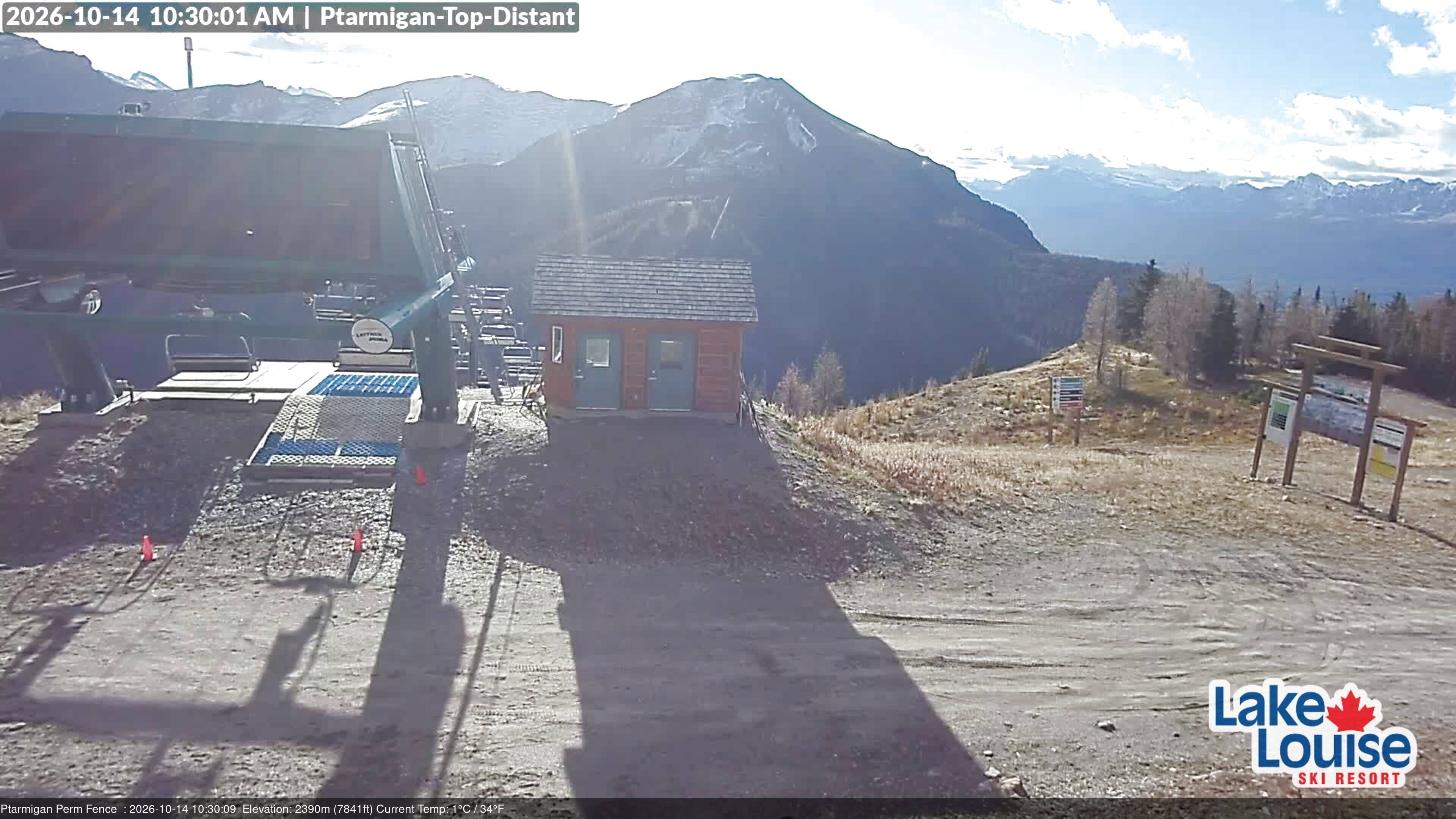 Archiv Foto Webcam Ausblick Chateau Lake Louise
