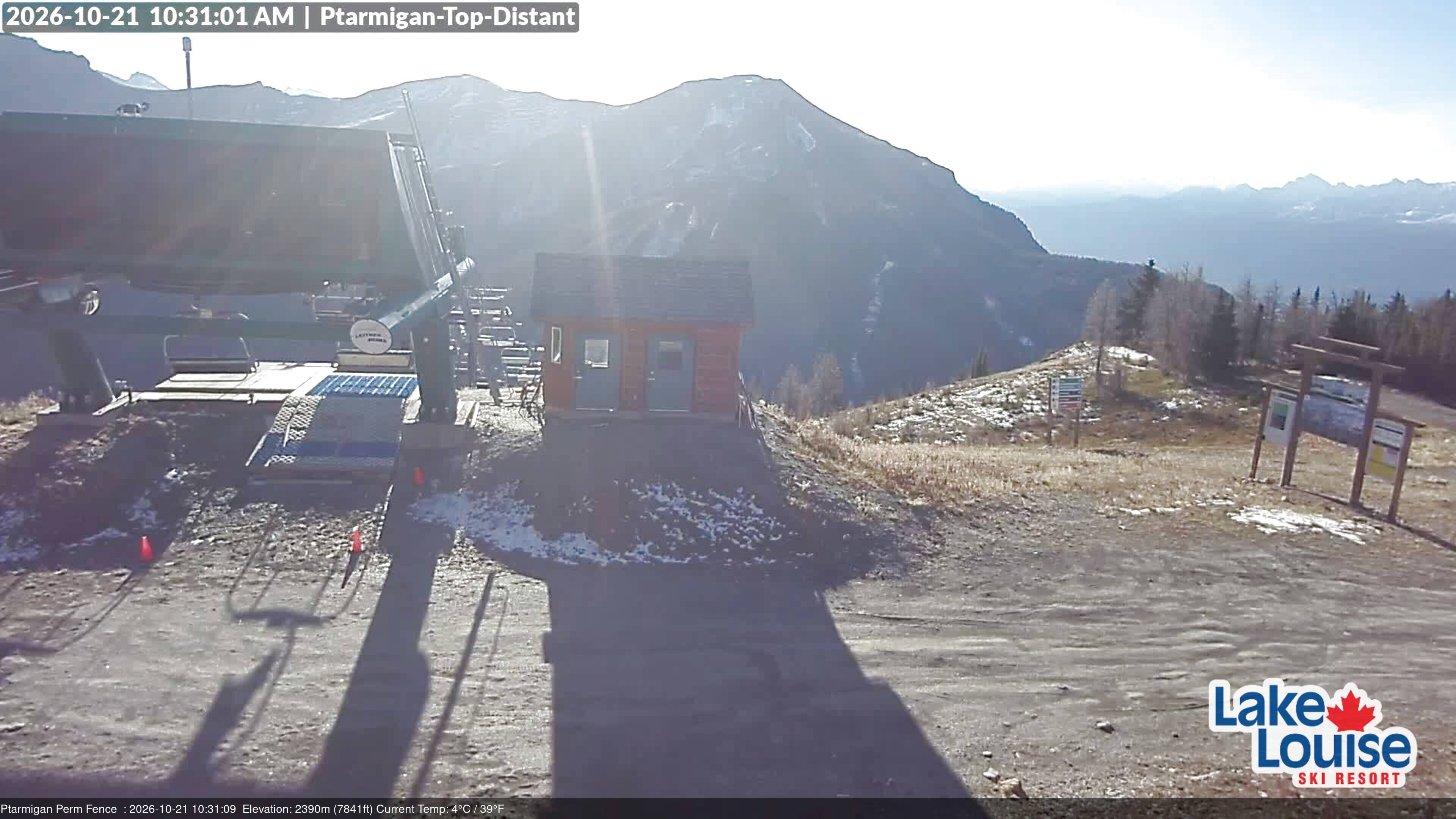 Archived image Webcam Outlook Chateau Lake Louise