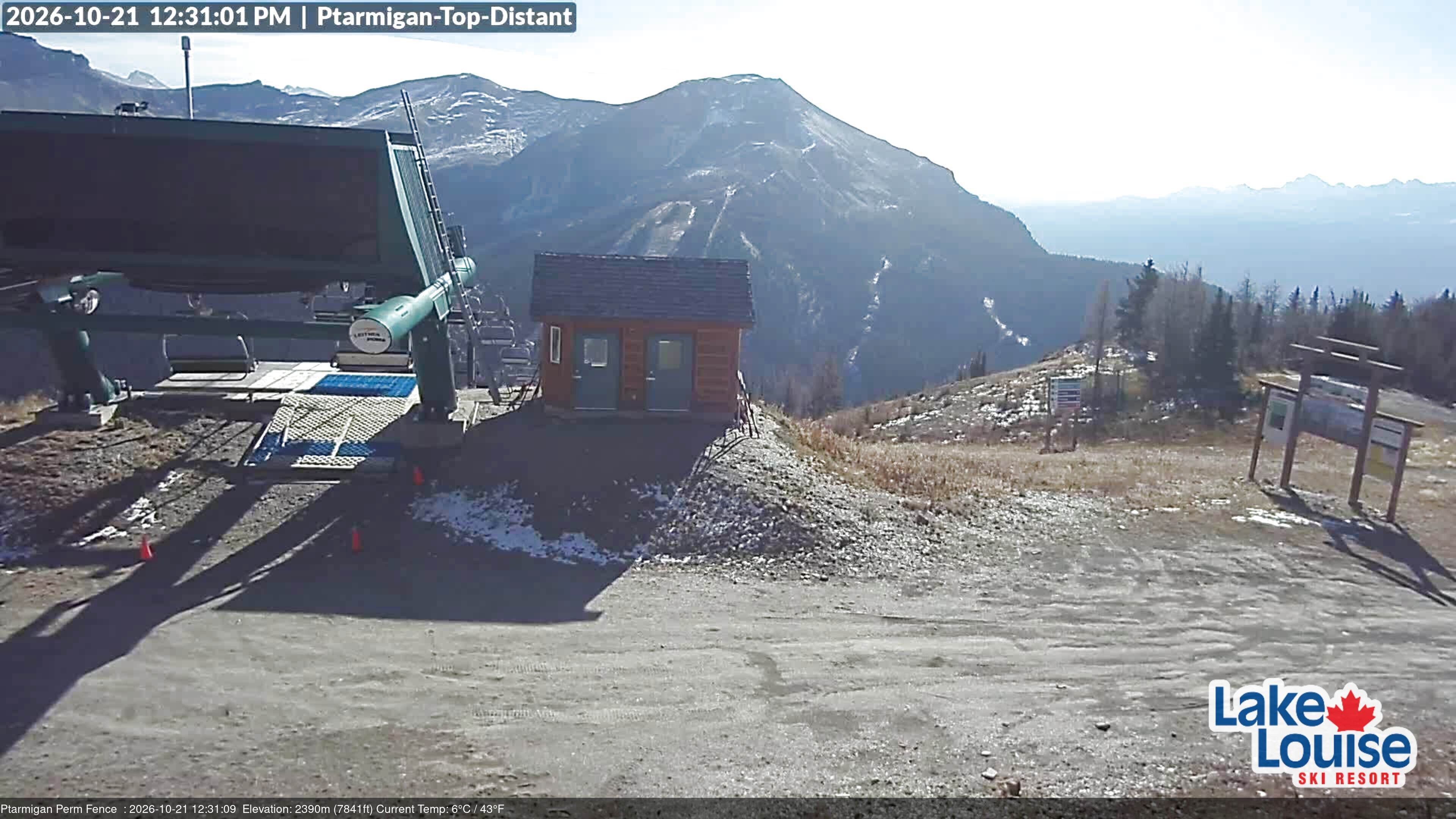 Archived image Webcam Outlook Chateau Lake Louise