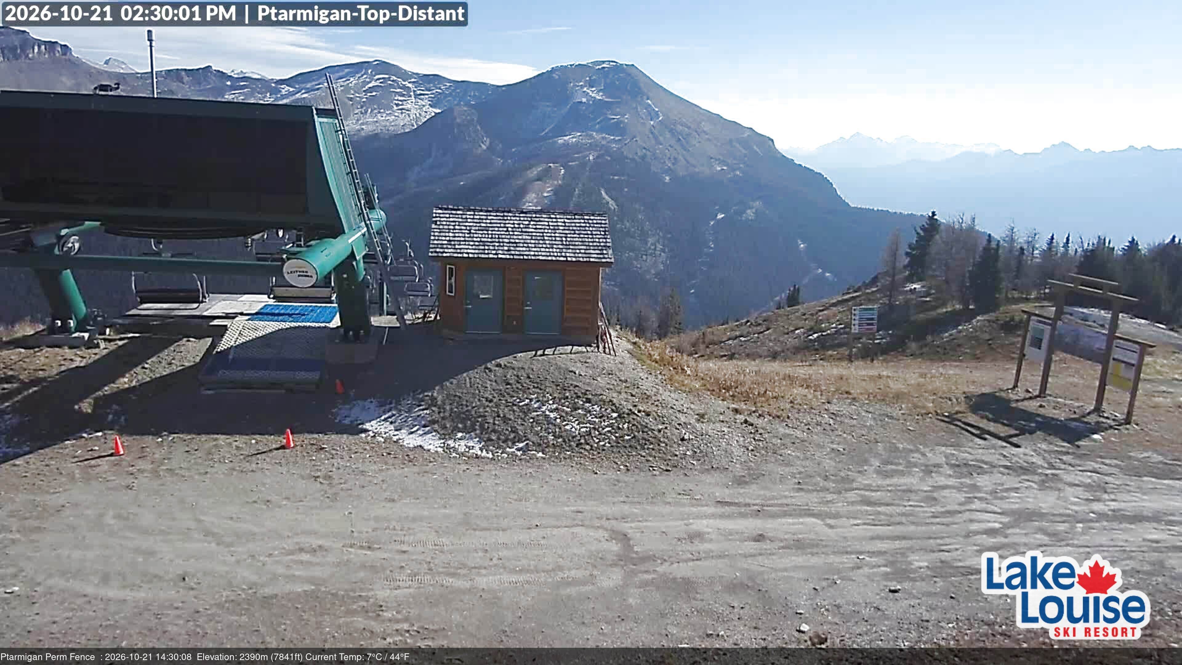 Archived image Webcam Outlook Chateau Lake Louise