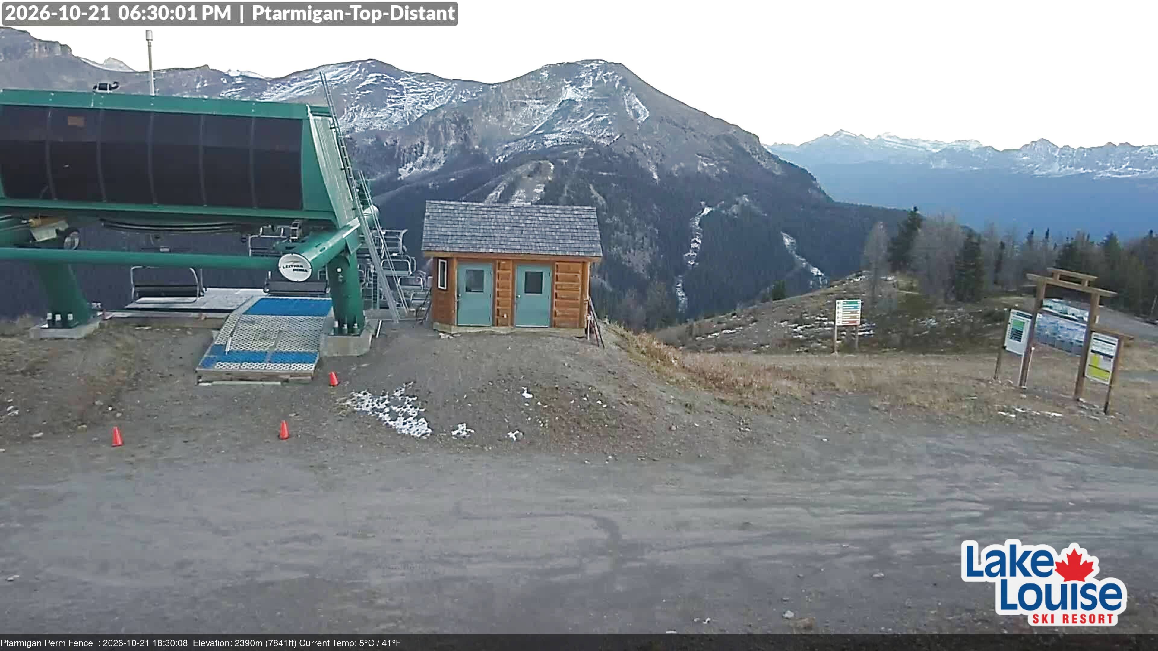 Archived image Webcam Outlook Chateau Lake Louise