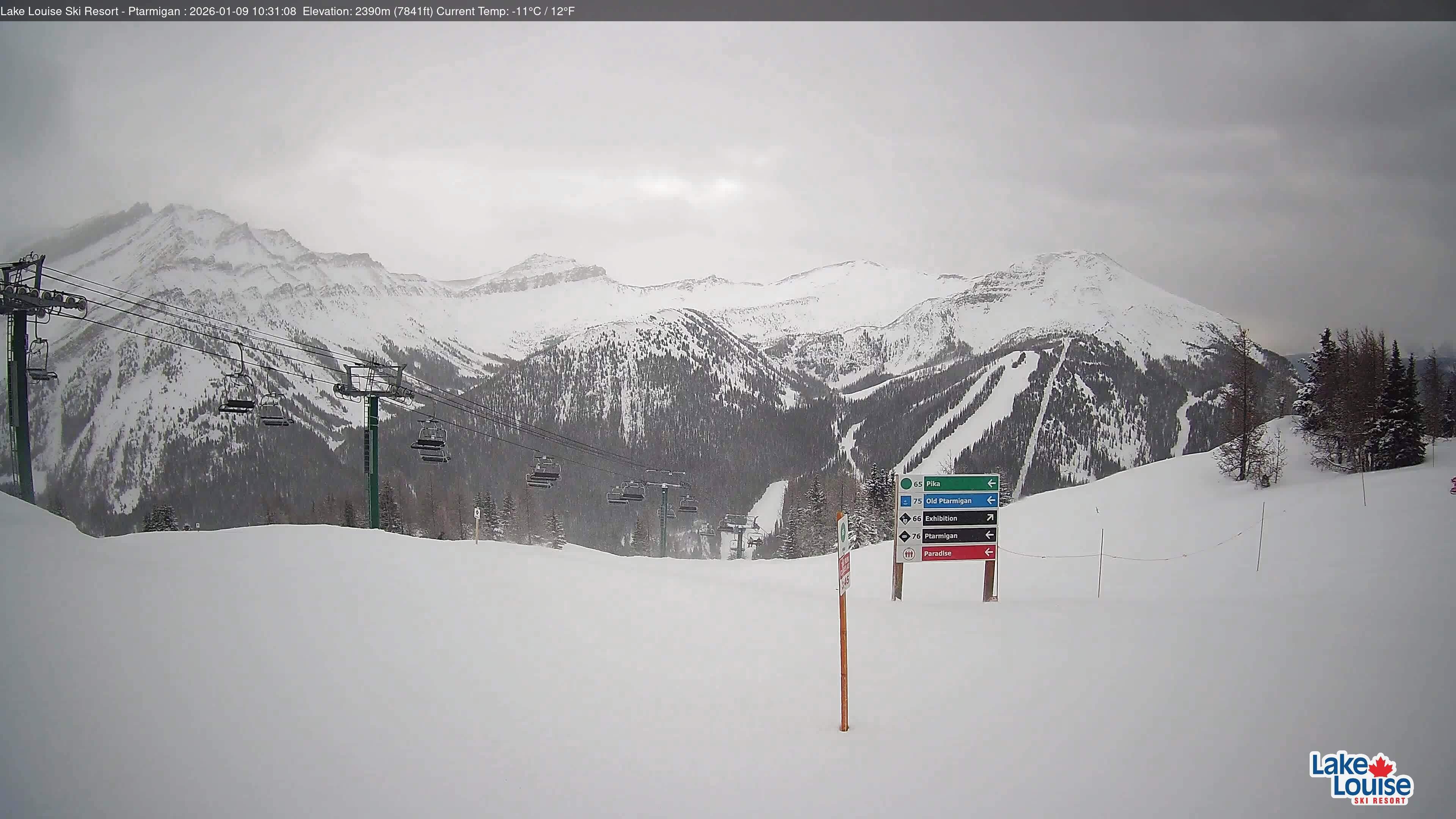 Archived image Webcam Lift Ptarmigan Panorama