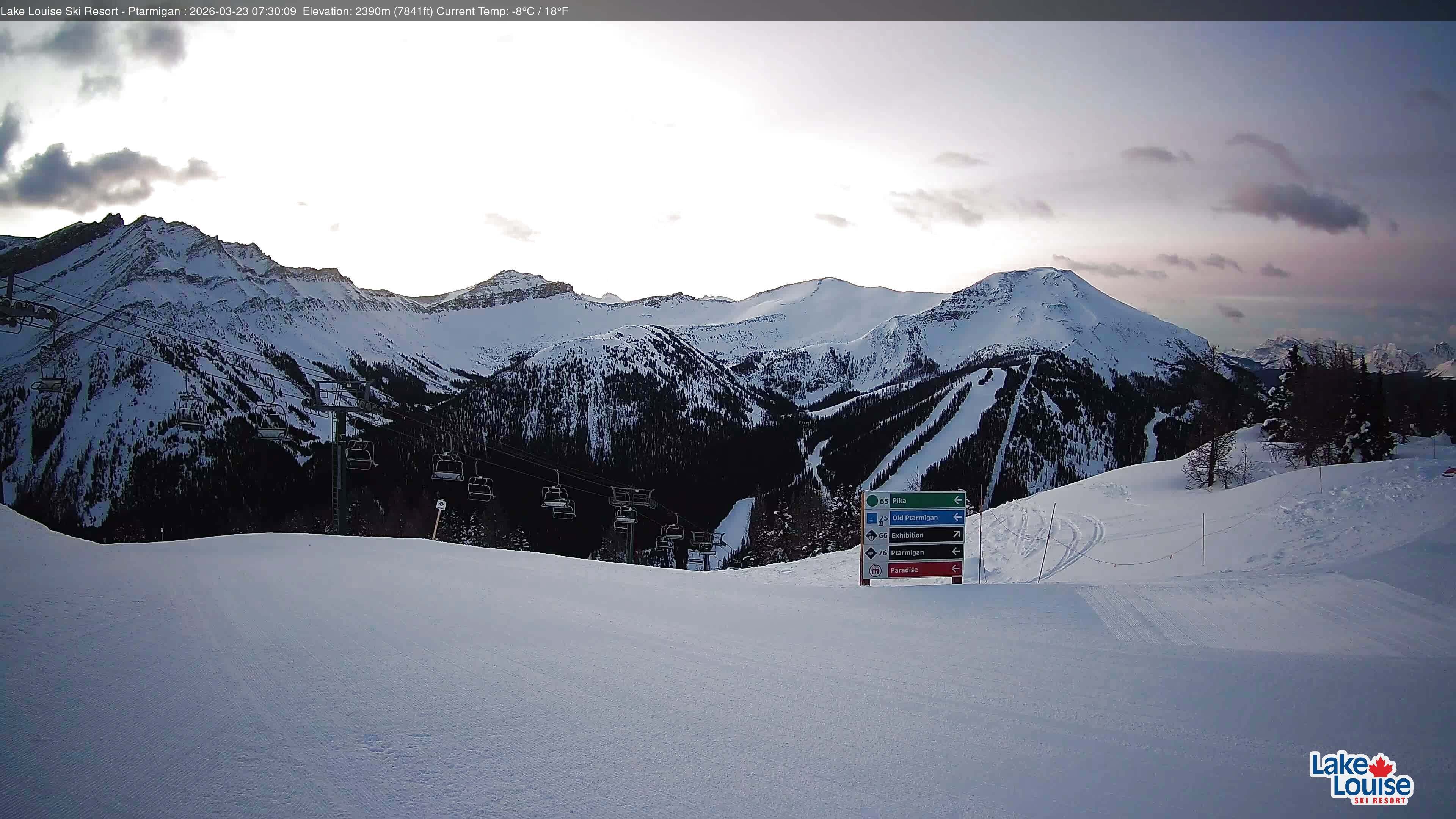 Archived image Webcam Lift Ptarmigan Panorama