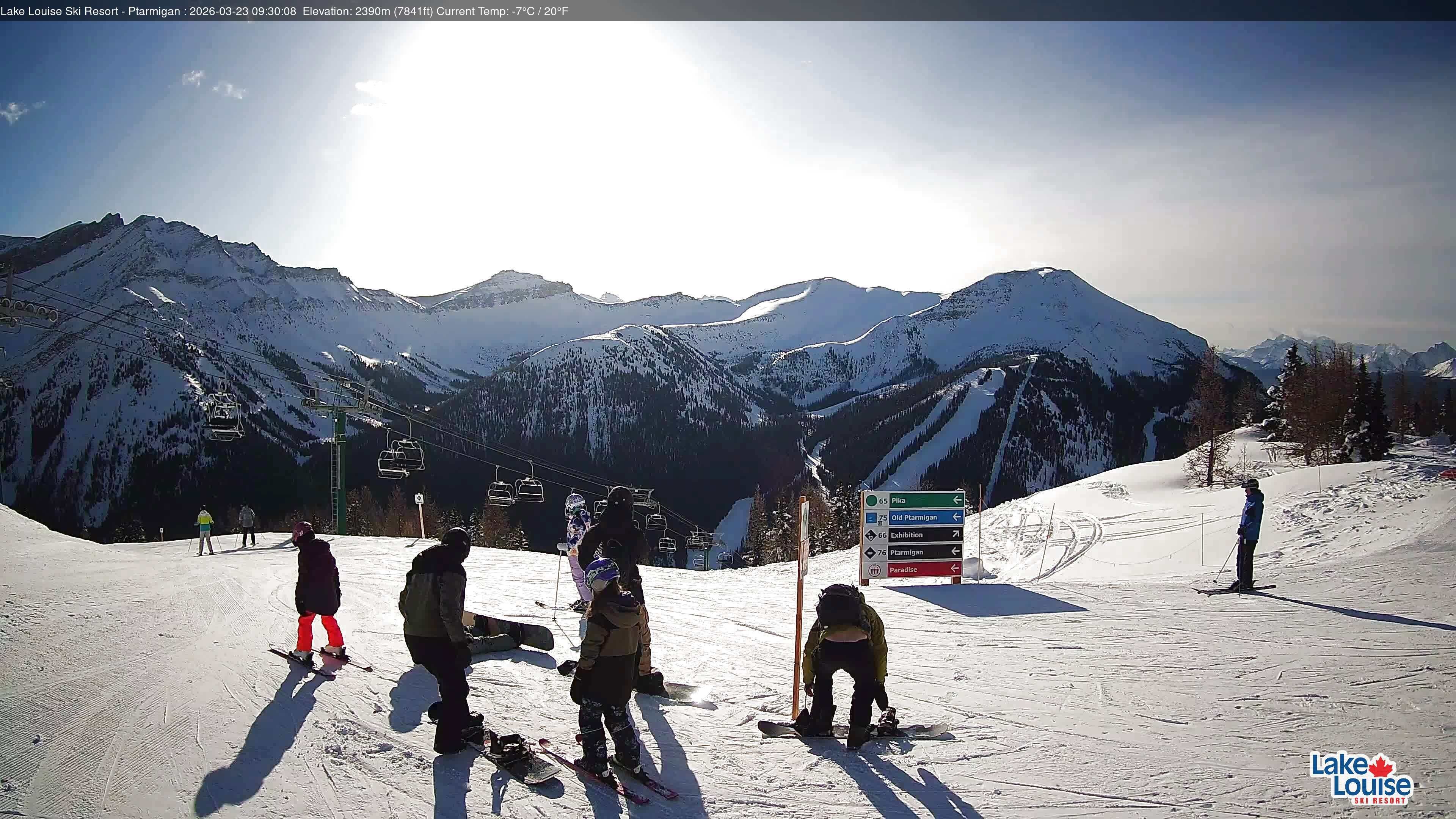 Archived image Webcam Lift Ptarmigan Panorama