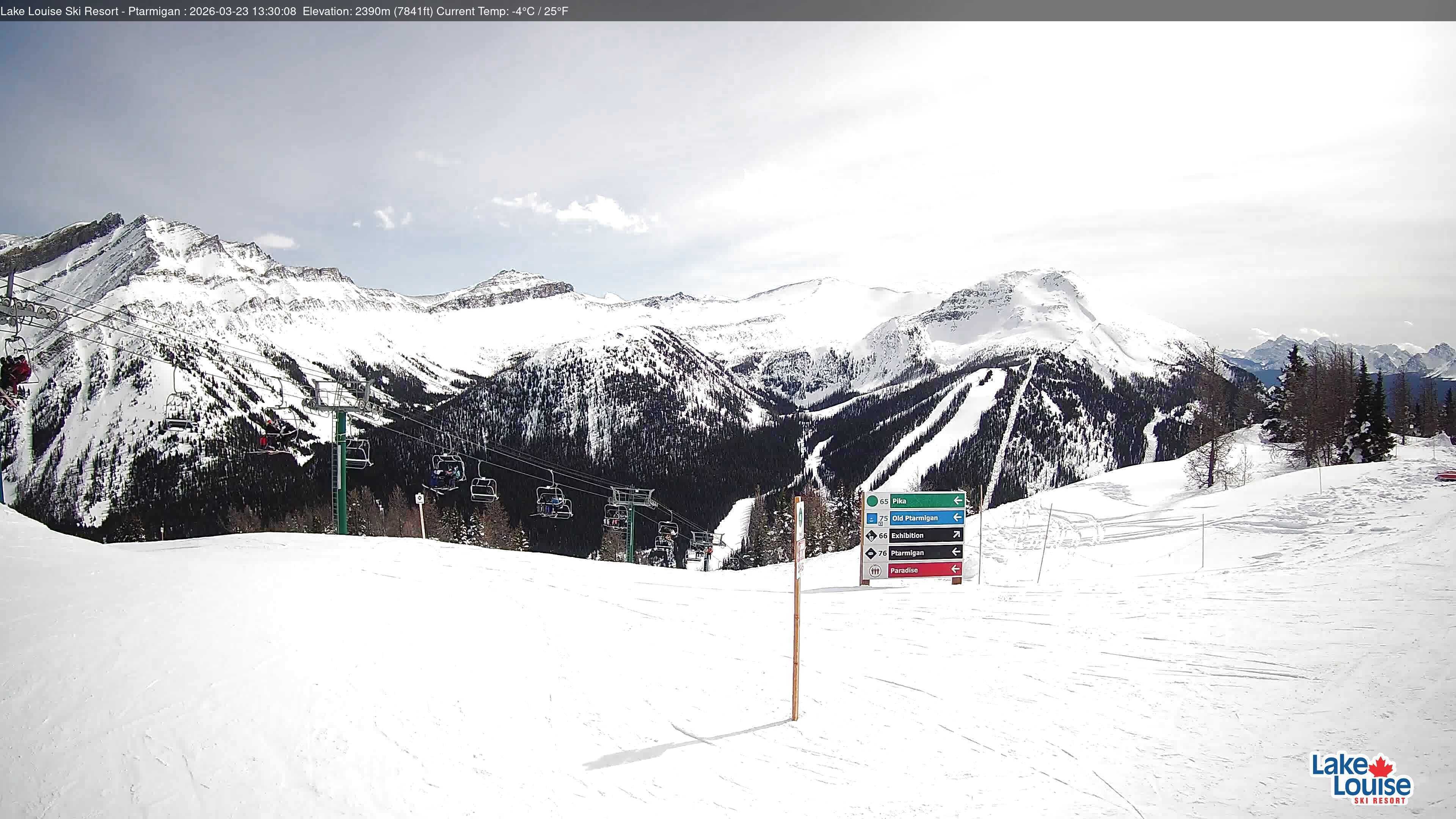 Archived image Webcam Lift Ptarmigan Panorama