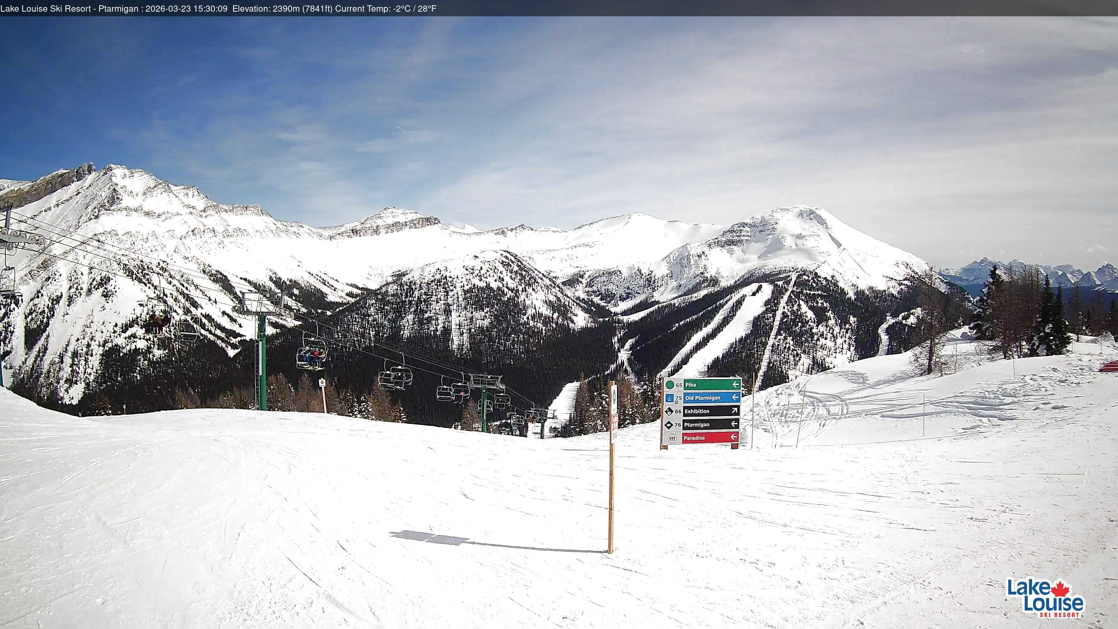 Archived image Webcam Lift Ptarmigan Panorama