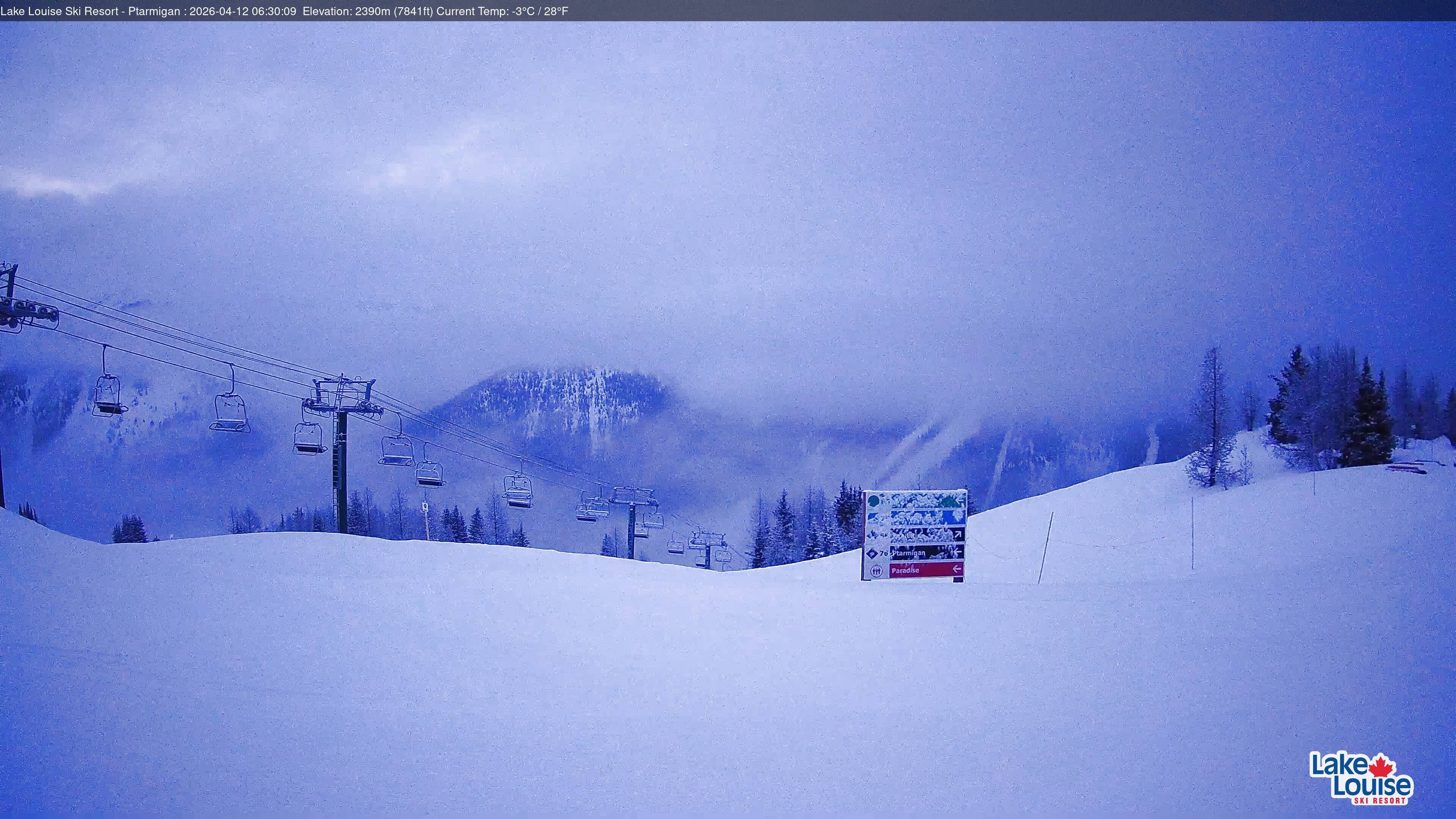 Archived image Webcam Lift Ptarmigan Panorama