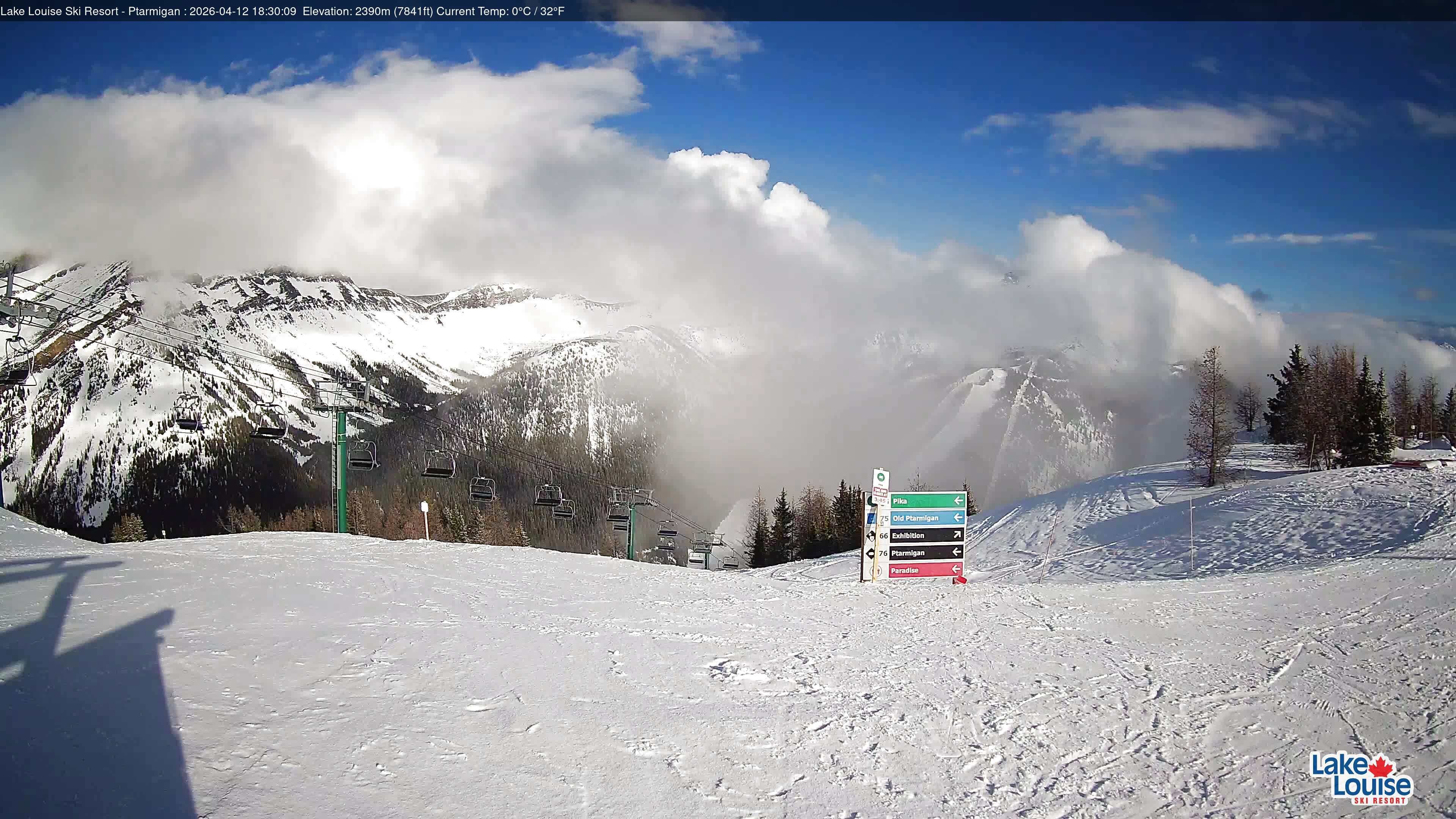 Archived image Webcam Lift Ptarmigan Panorama