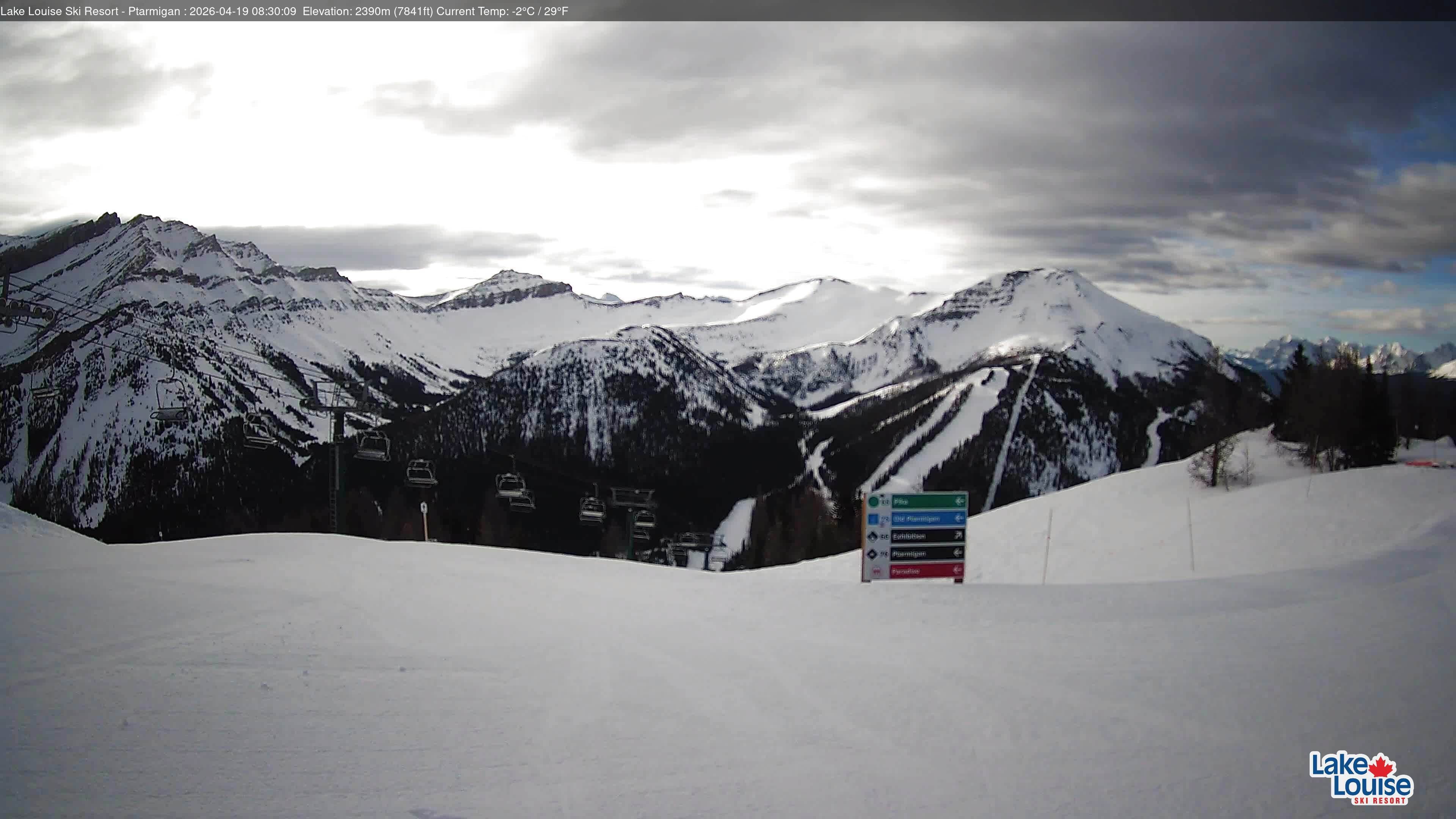 Archived image Webcam Lift Ptarmigan Panorama