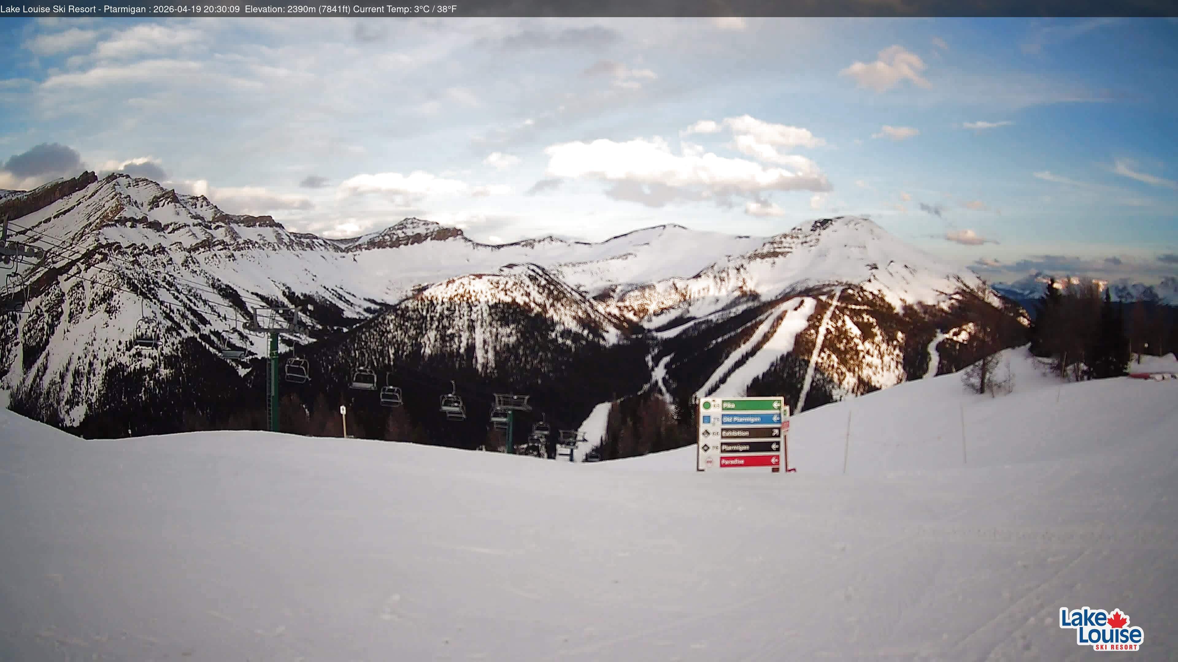 Archived image Webcam Lift Ptarmigan Panorama