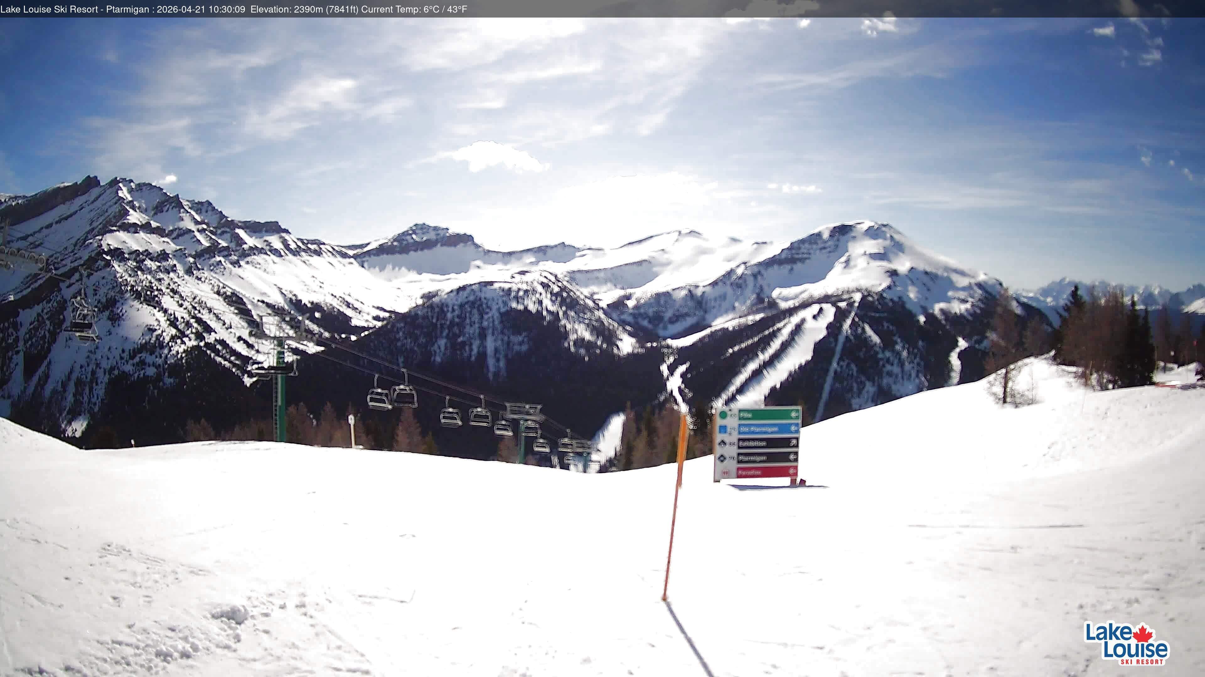 Archived image Webcam Lift Ptarmigan Panorama