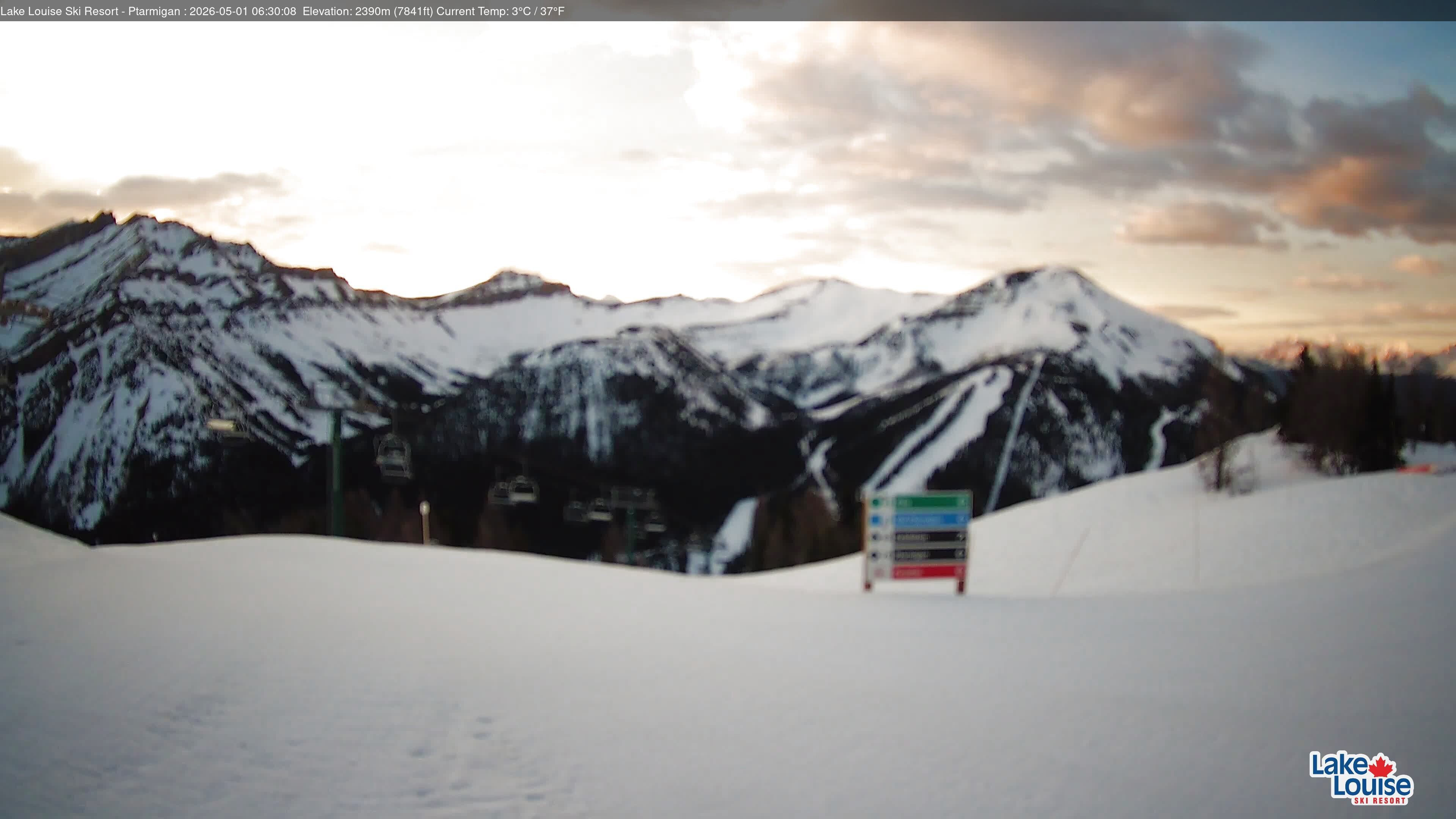 Archived image Webcam Lift Ptarmigan Panorama