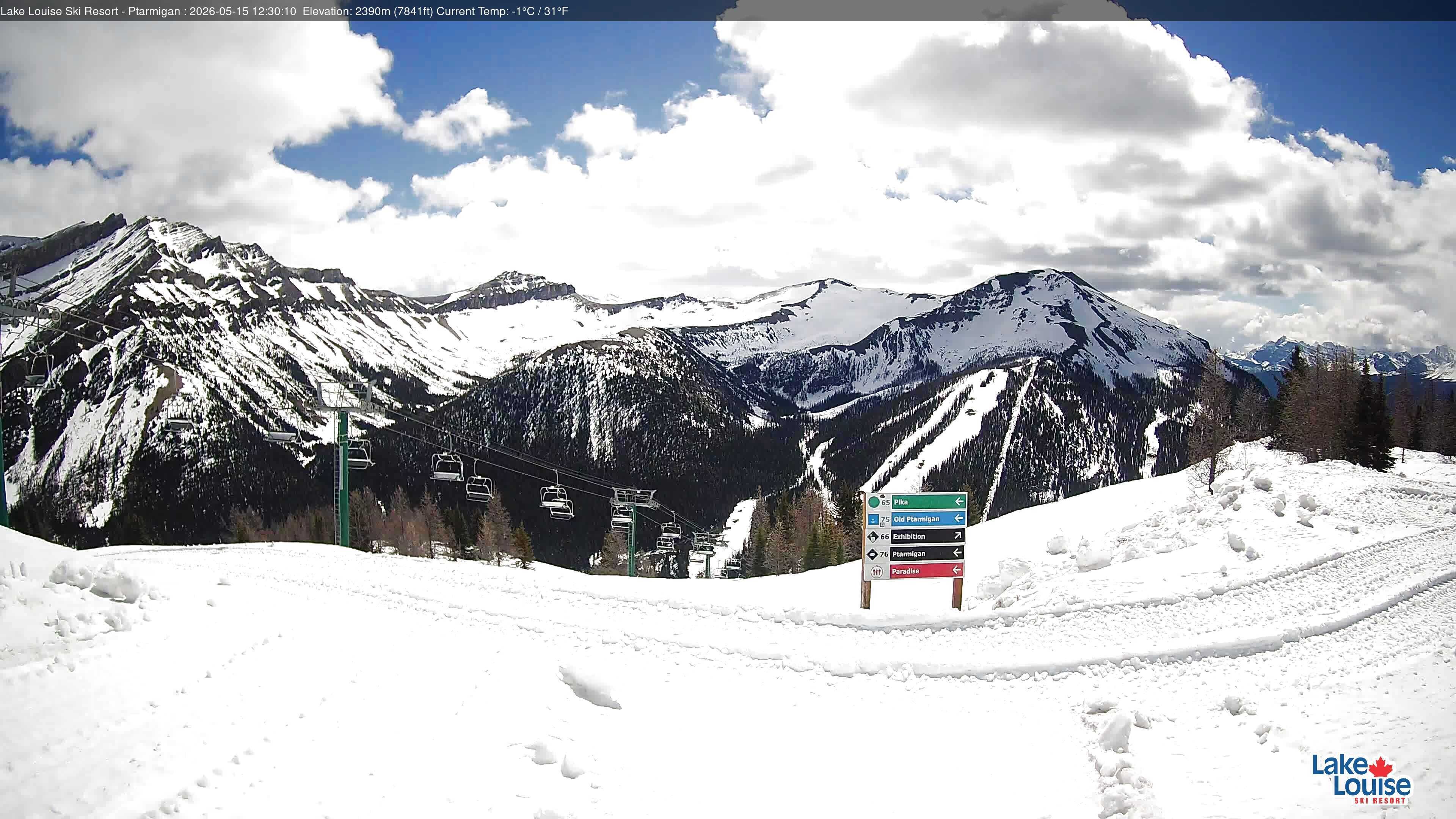 Archived image Webcam Lift Ptarmigan Panorama