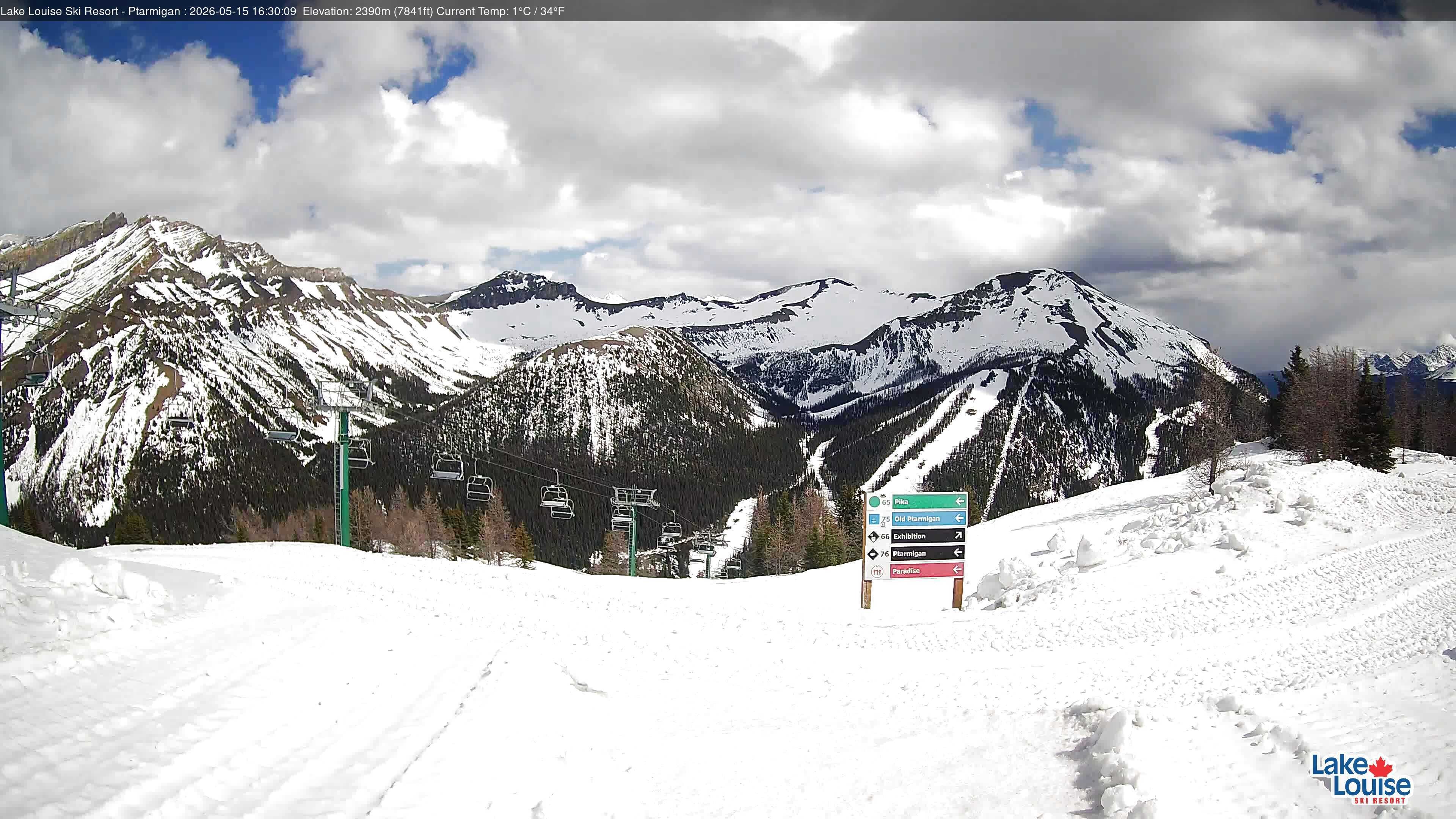 Archived image Webcam Lift Ptarmigan Panorama