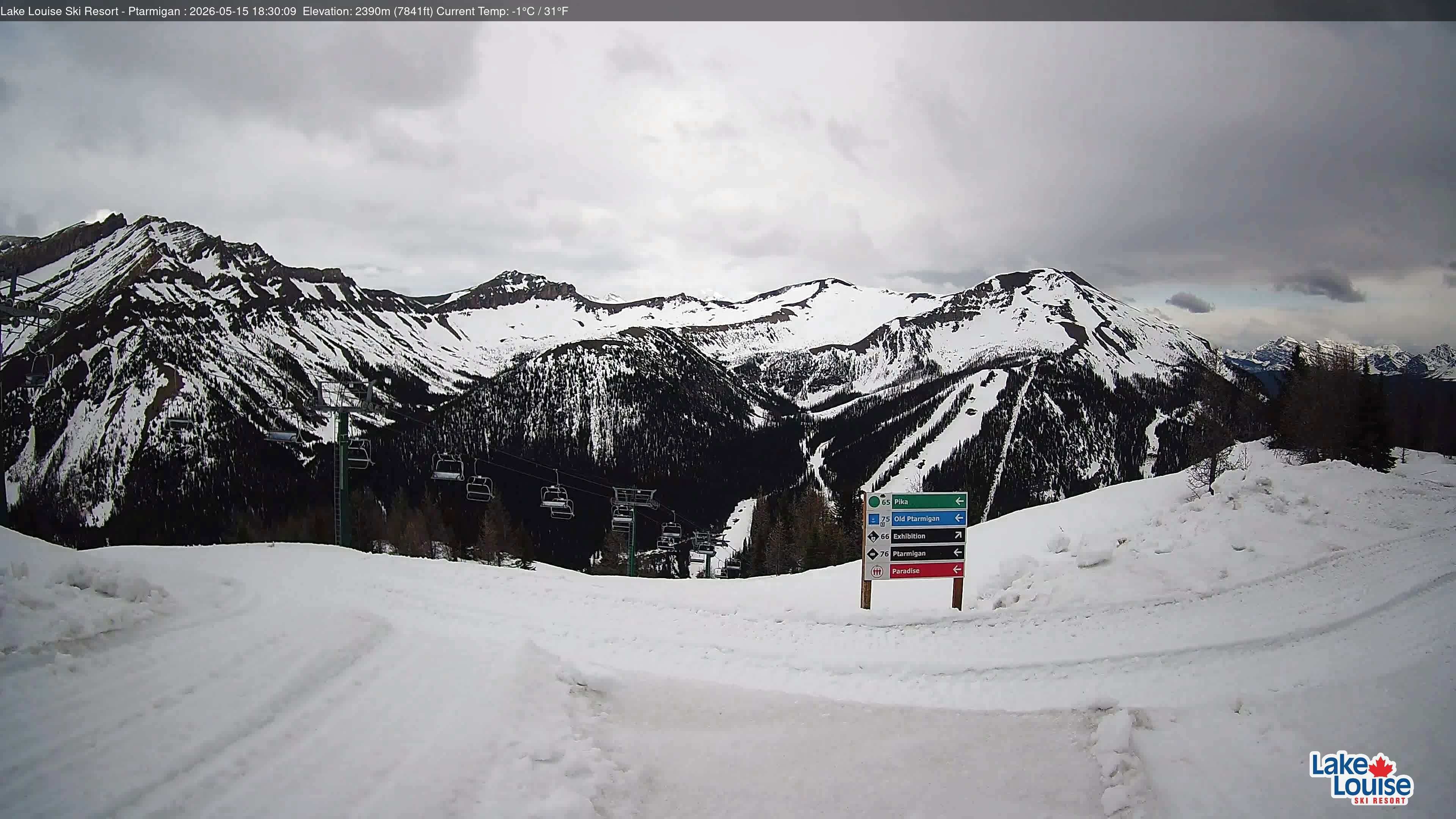 Archived image Webcam Lift Ptarmigan Panorama
