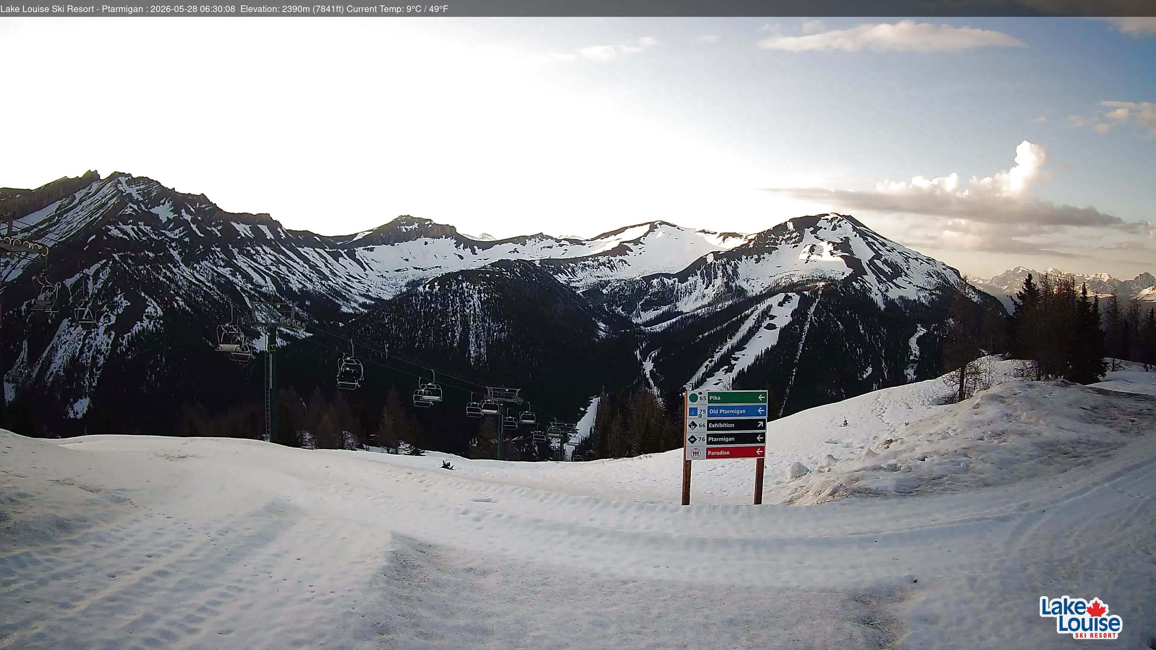 Archived image Webcam Lift Ptarmigan Panorama