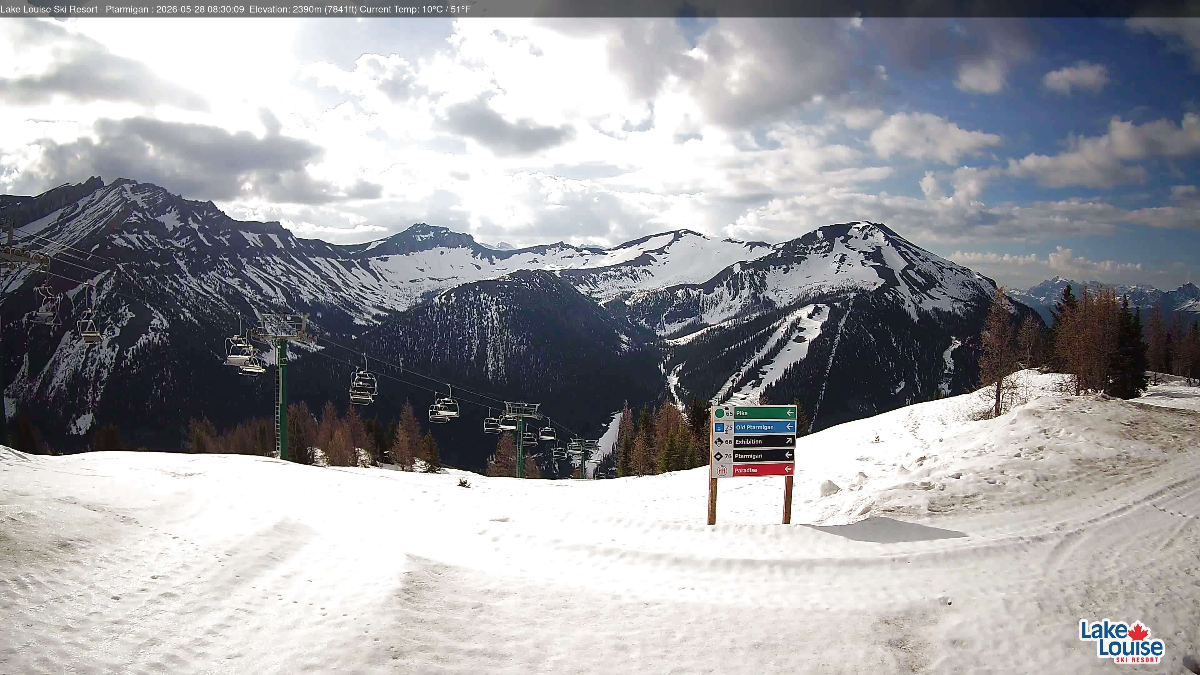 Archived image Webcam Lift Ptarmigan Panorama
