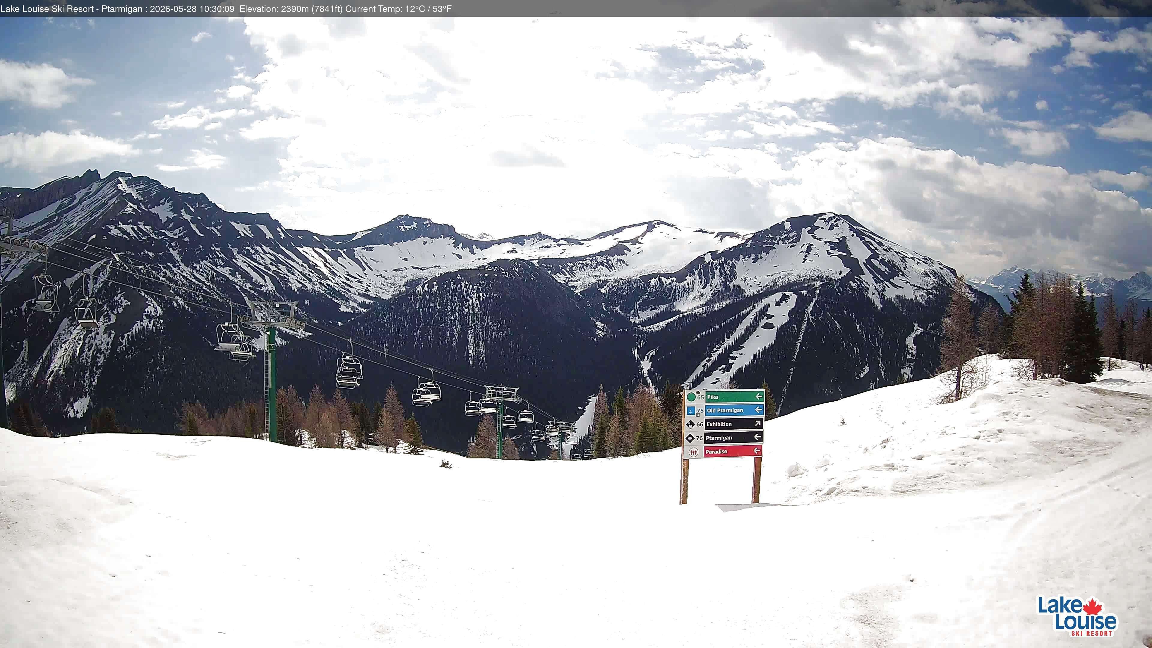 Archived image Webcam Lift Ptarmigan Panorama