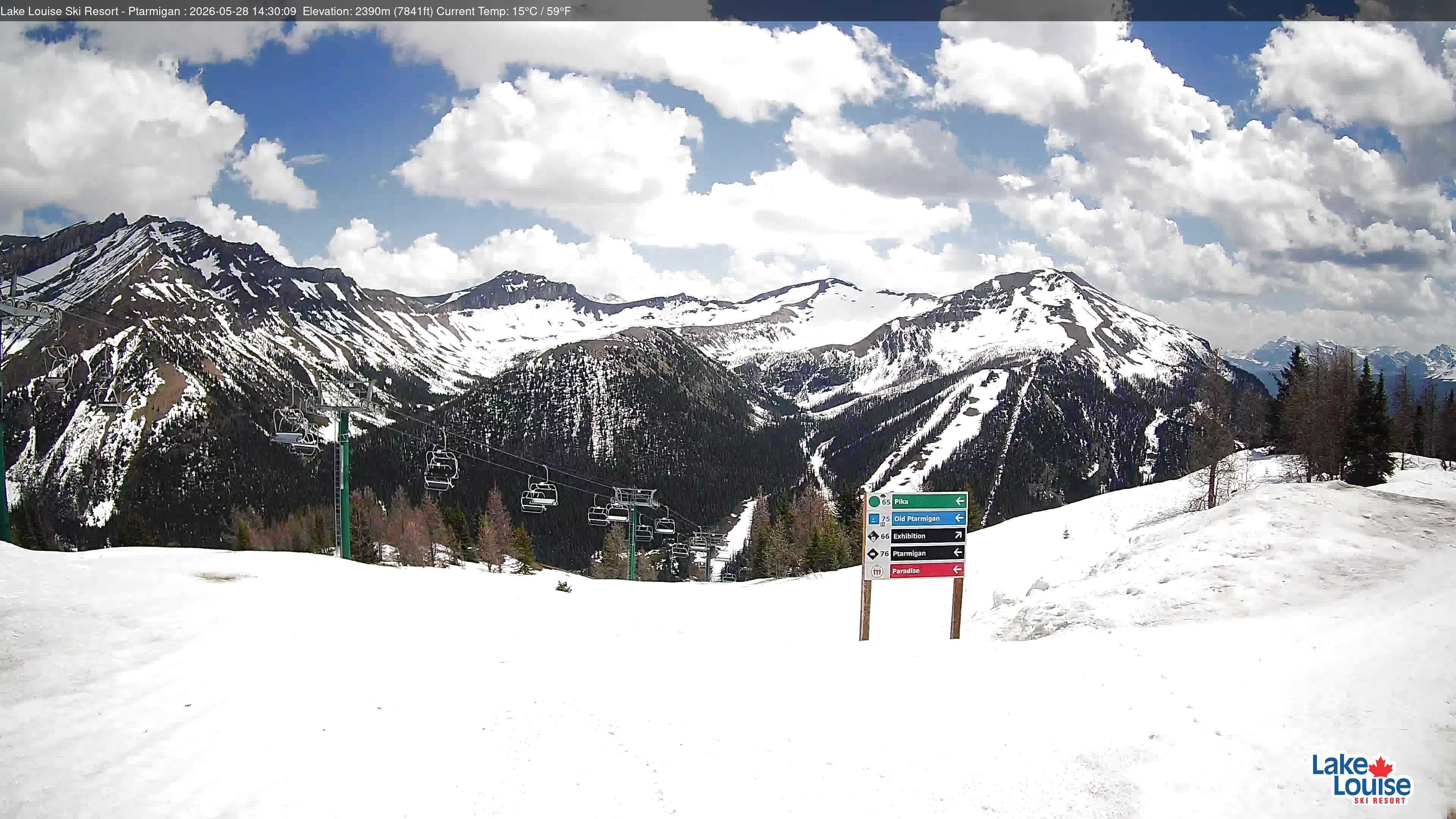 Archived image Webcam Lift Ptarmigan Panorama