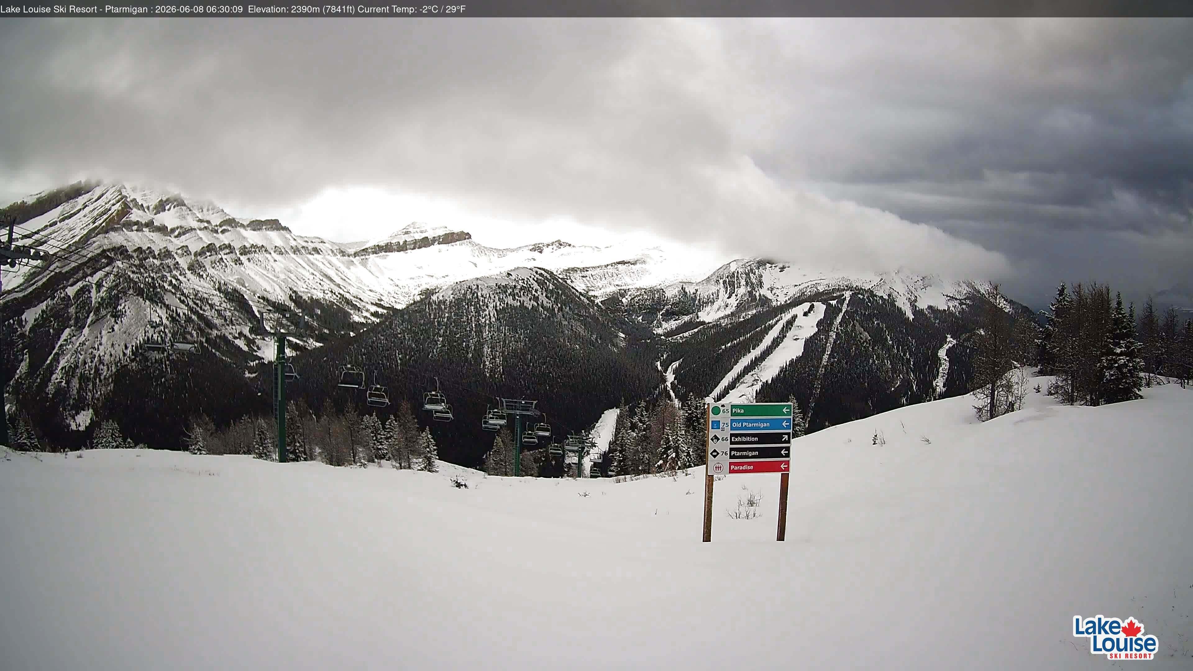 Archived image Webcam Lift Ptarmigan Panorama