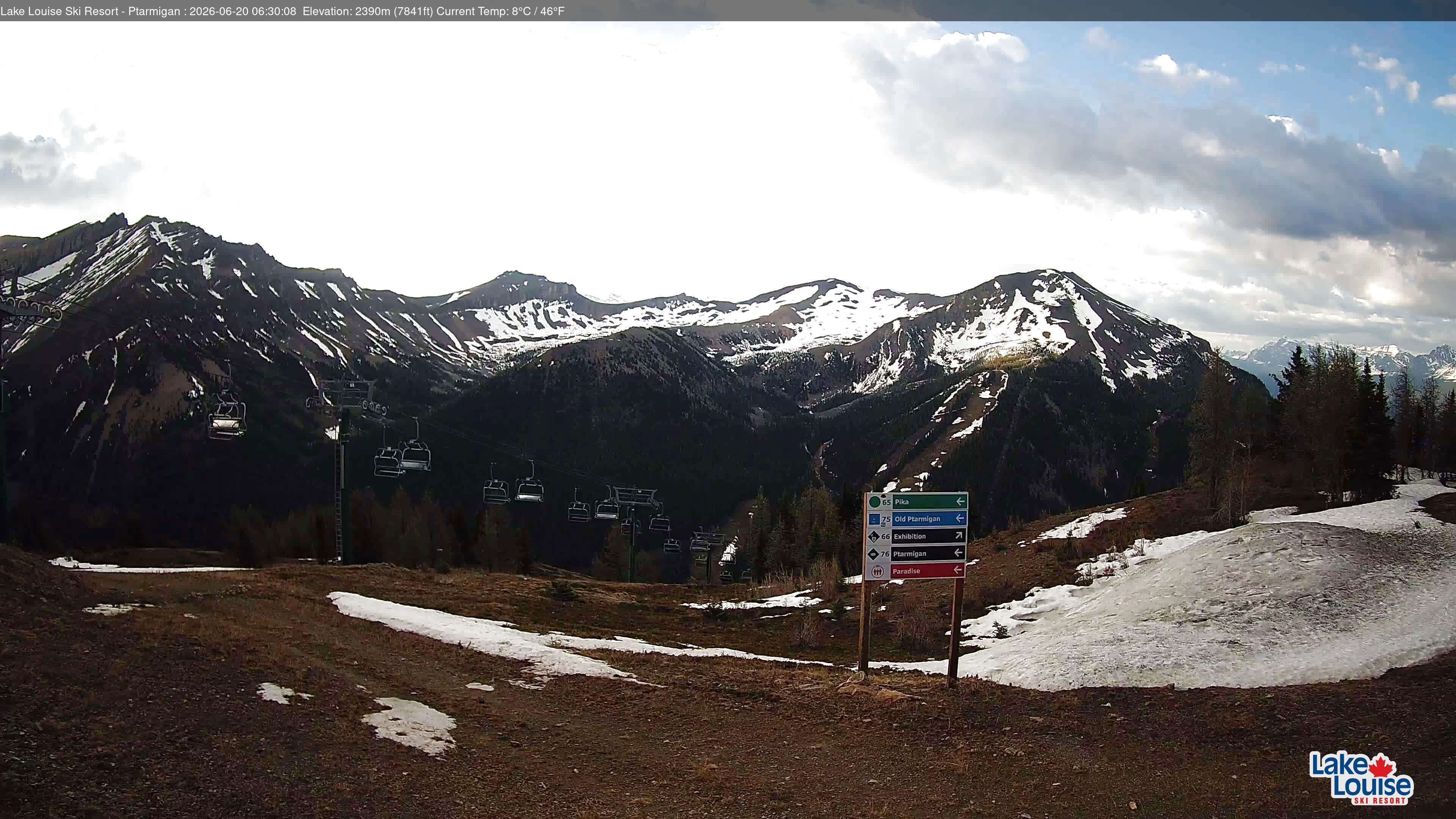 Archived image Webcam Lift Ptarmigan Panorama