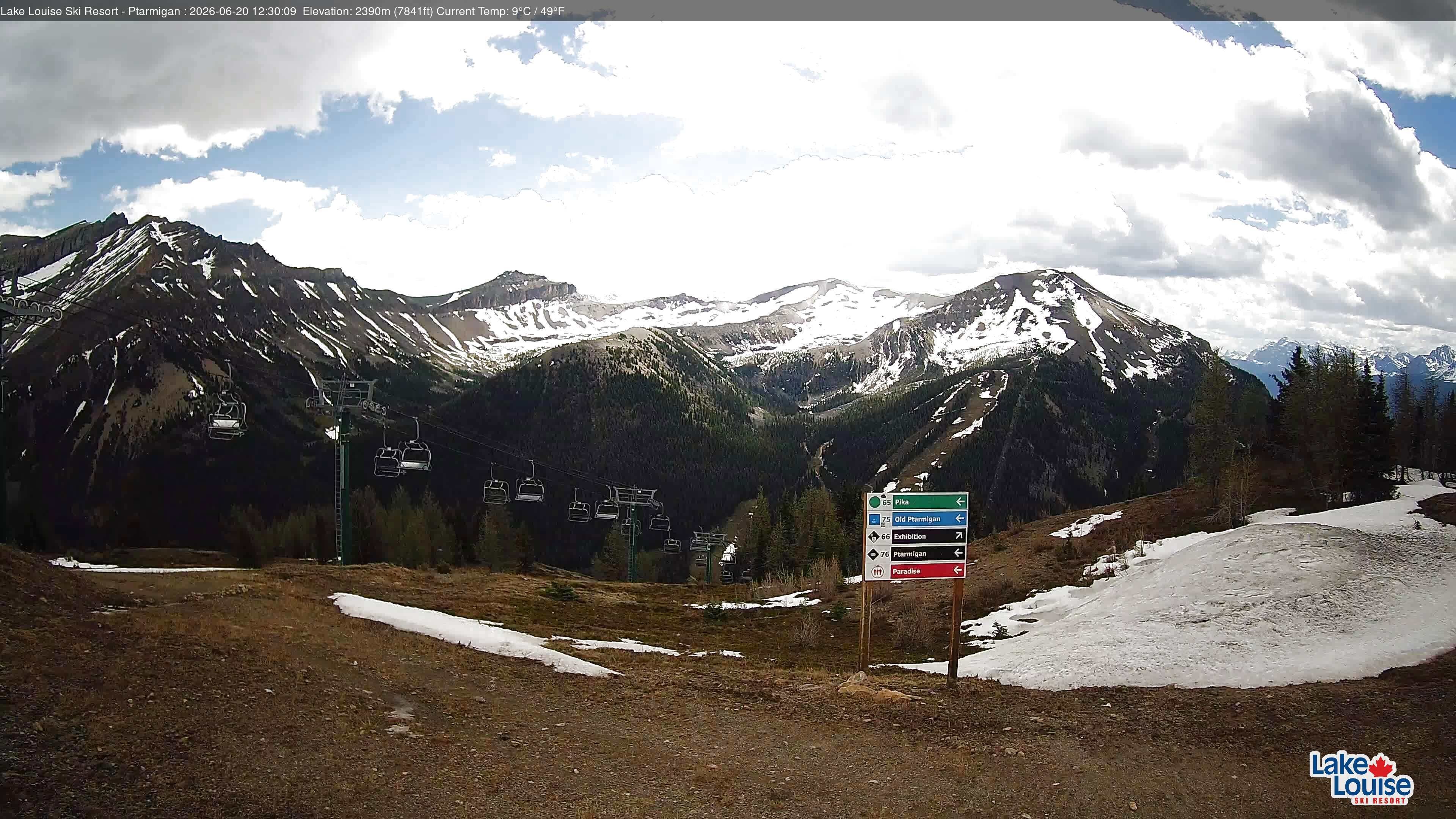 Archived image Webcam Lift Ptarmigan Panorama