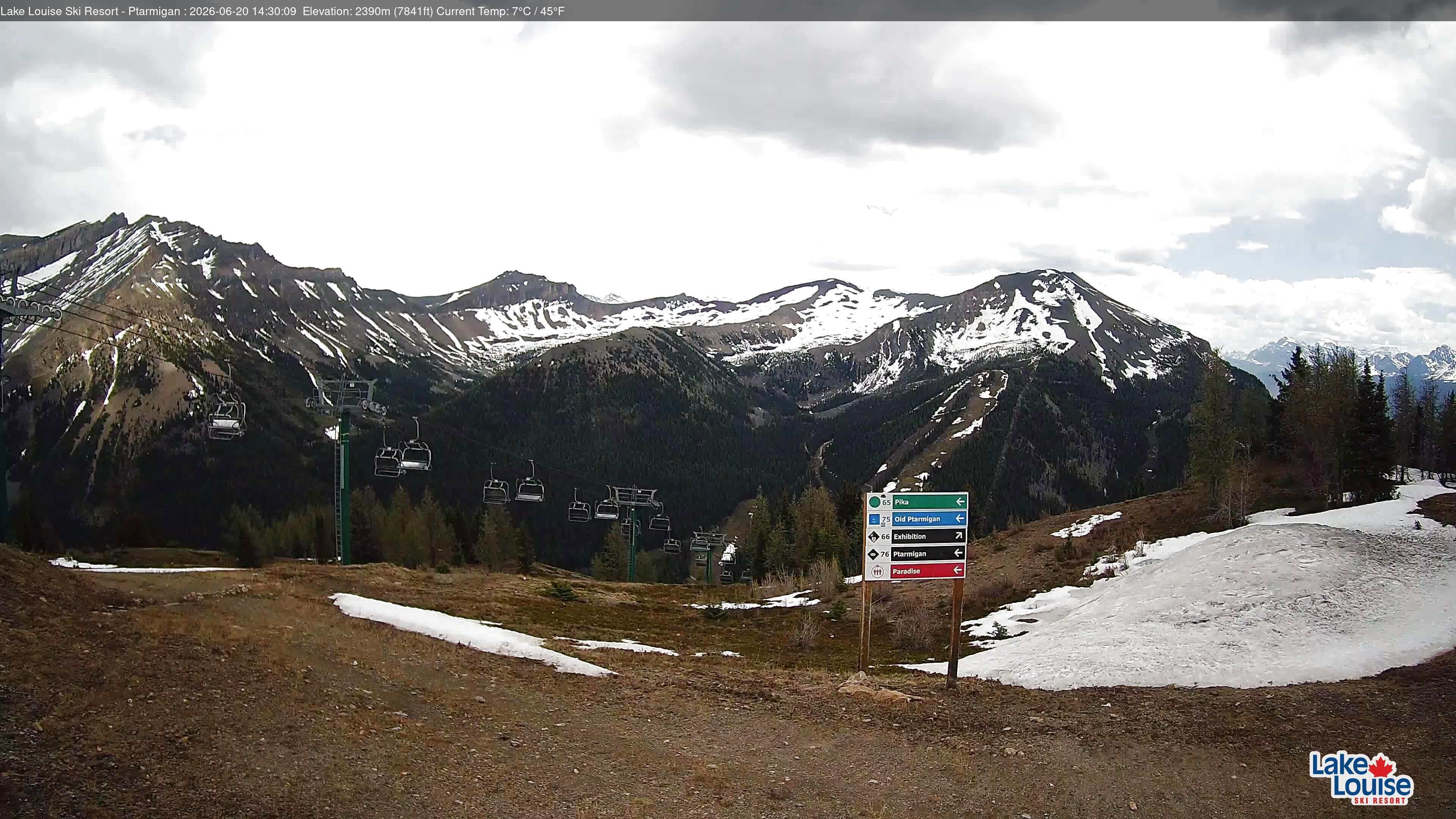 Archived image Webcam Lift Ptarmigan Panorama