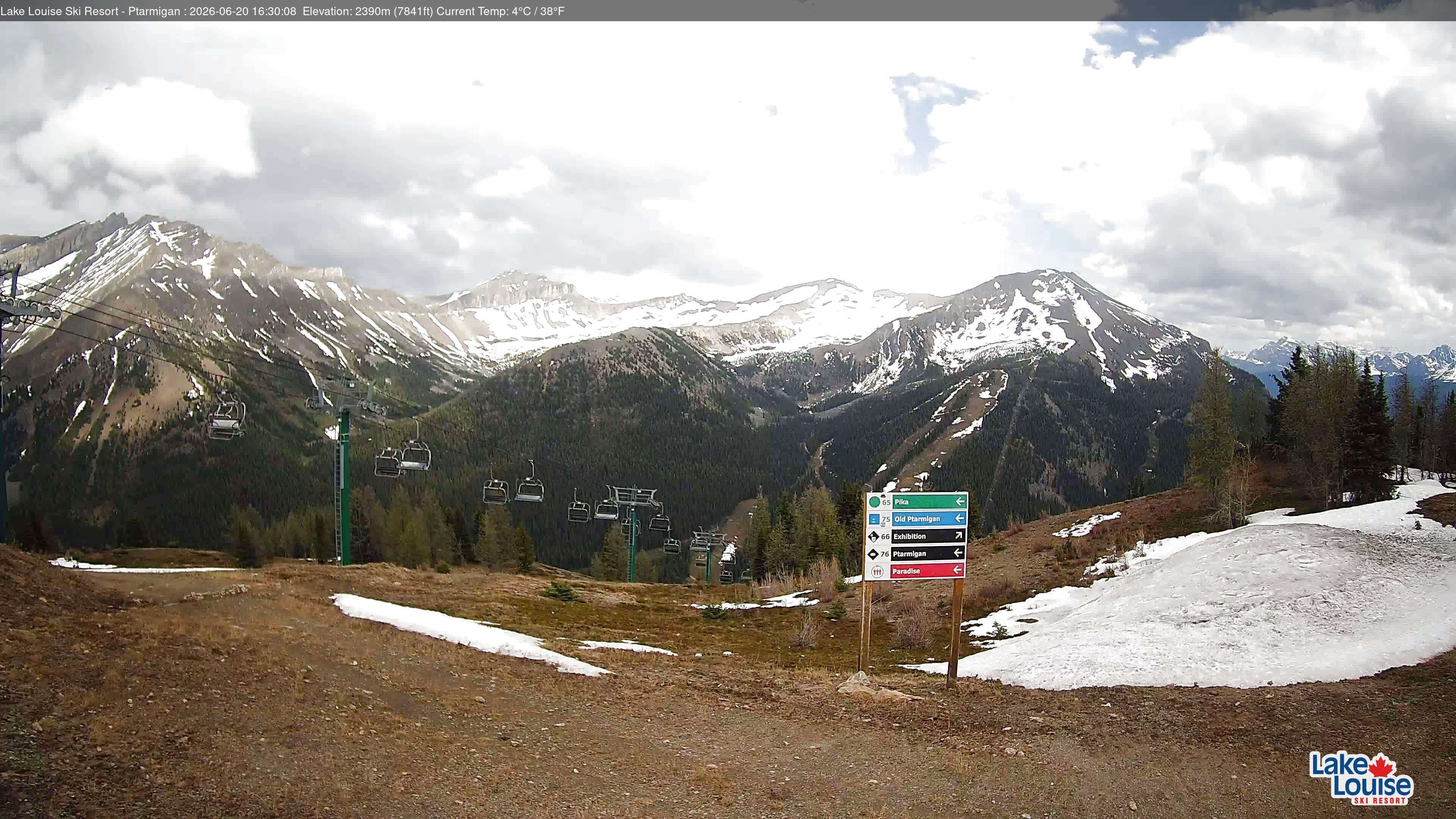 Archived image Webcam Lift Ptarmigan Panorama