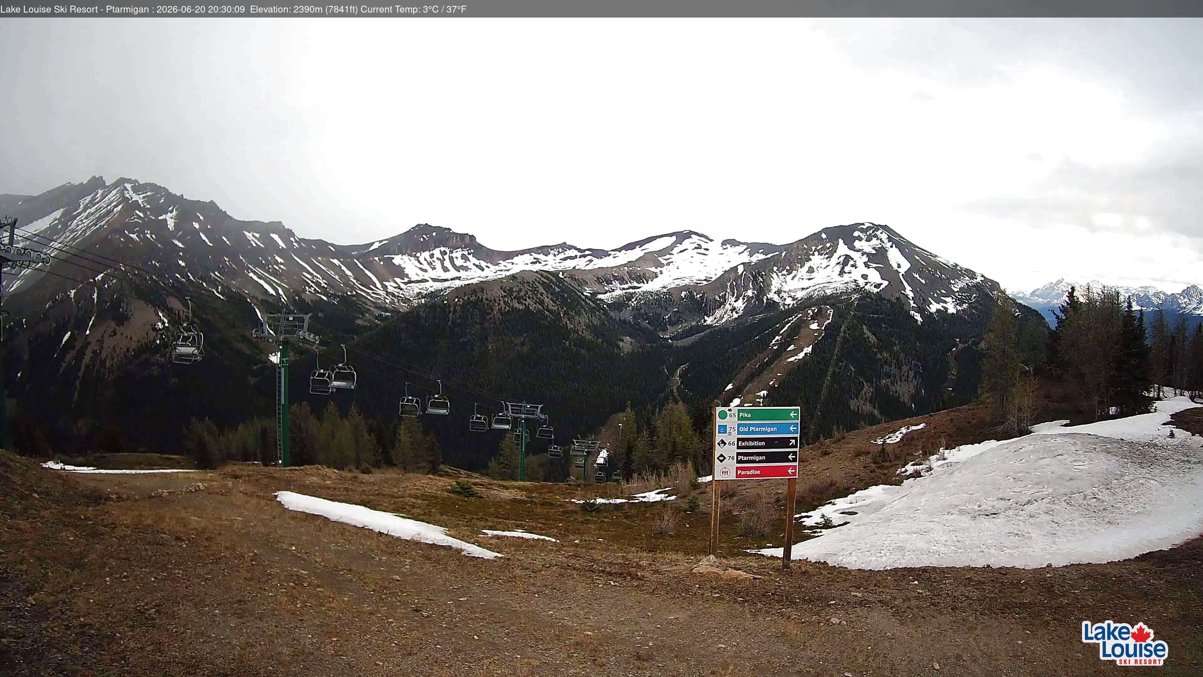 Archived image Webcam Lift Ptarmigan Panorama