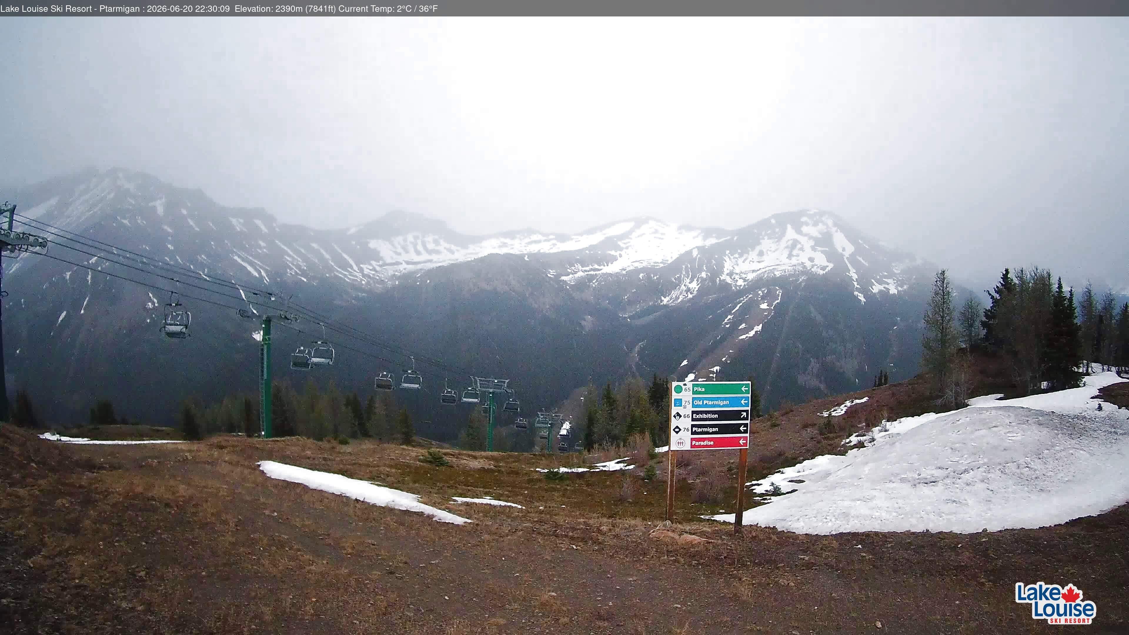 Archived image Webcam Lift Ptarmigan Panorama